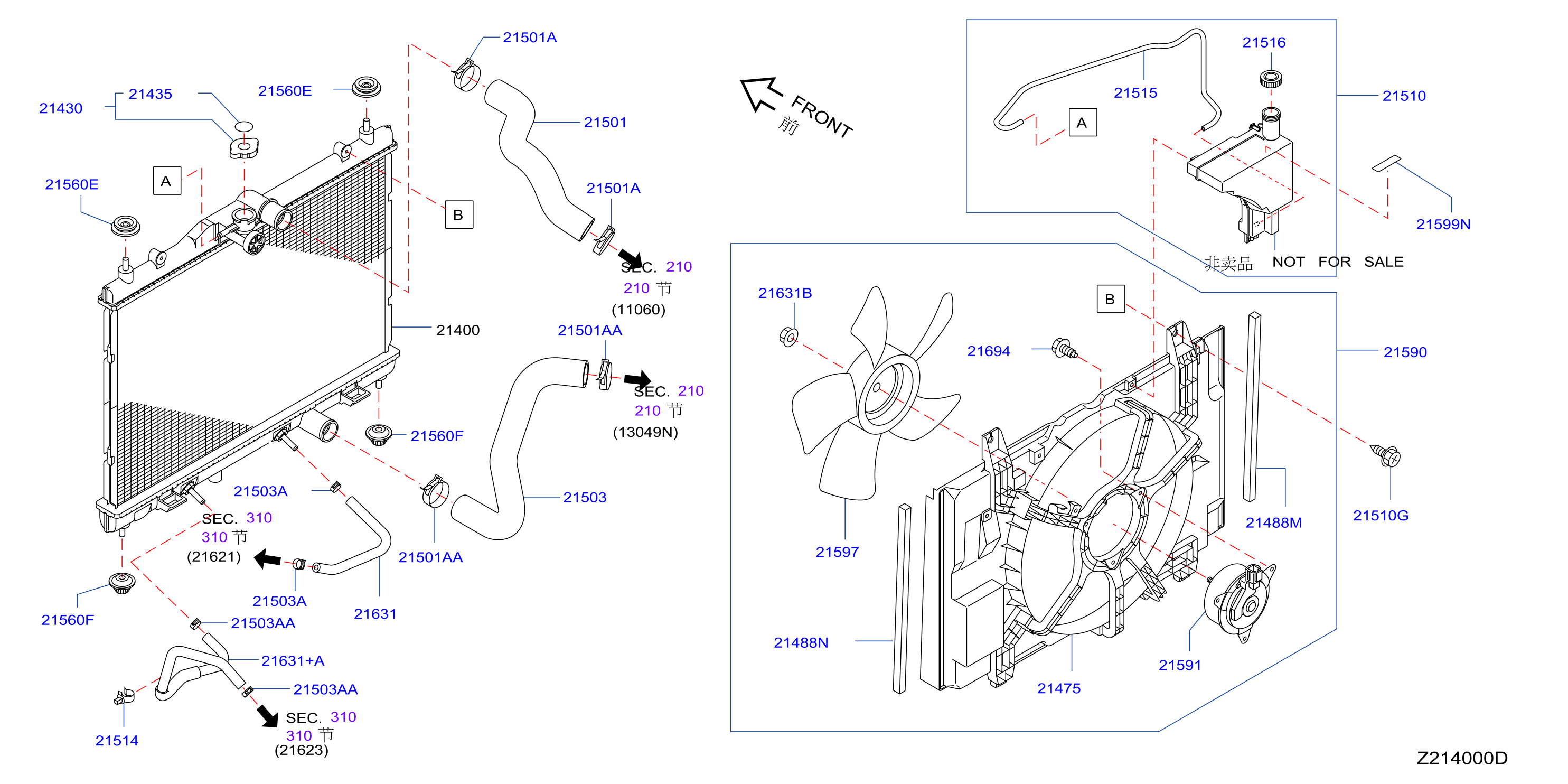 Radiator Shroud Inverter Cooling Fitting Parts