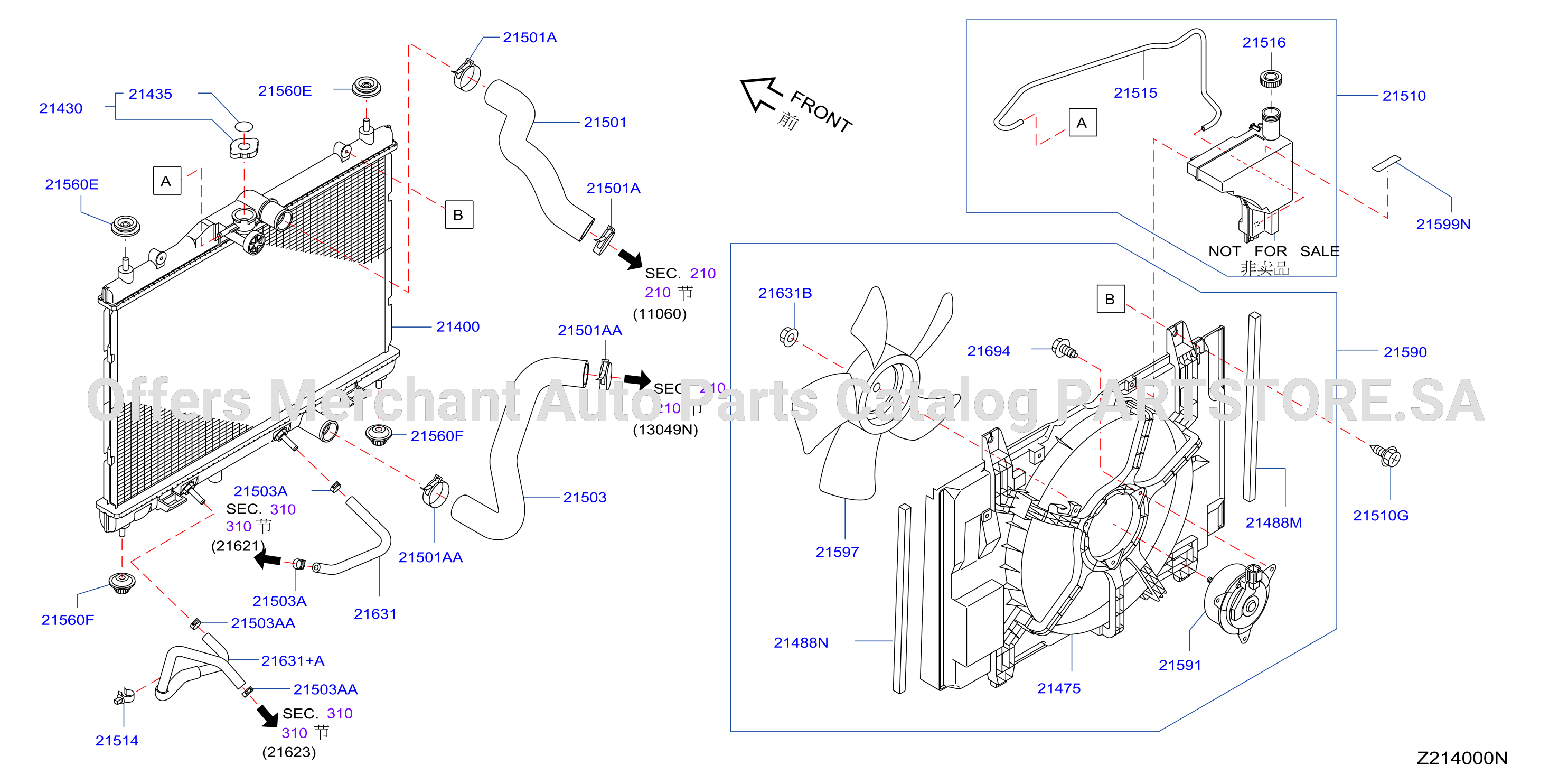 Radiator Shroud Inverter Cooling Fitting Parts