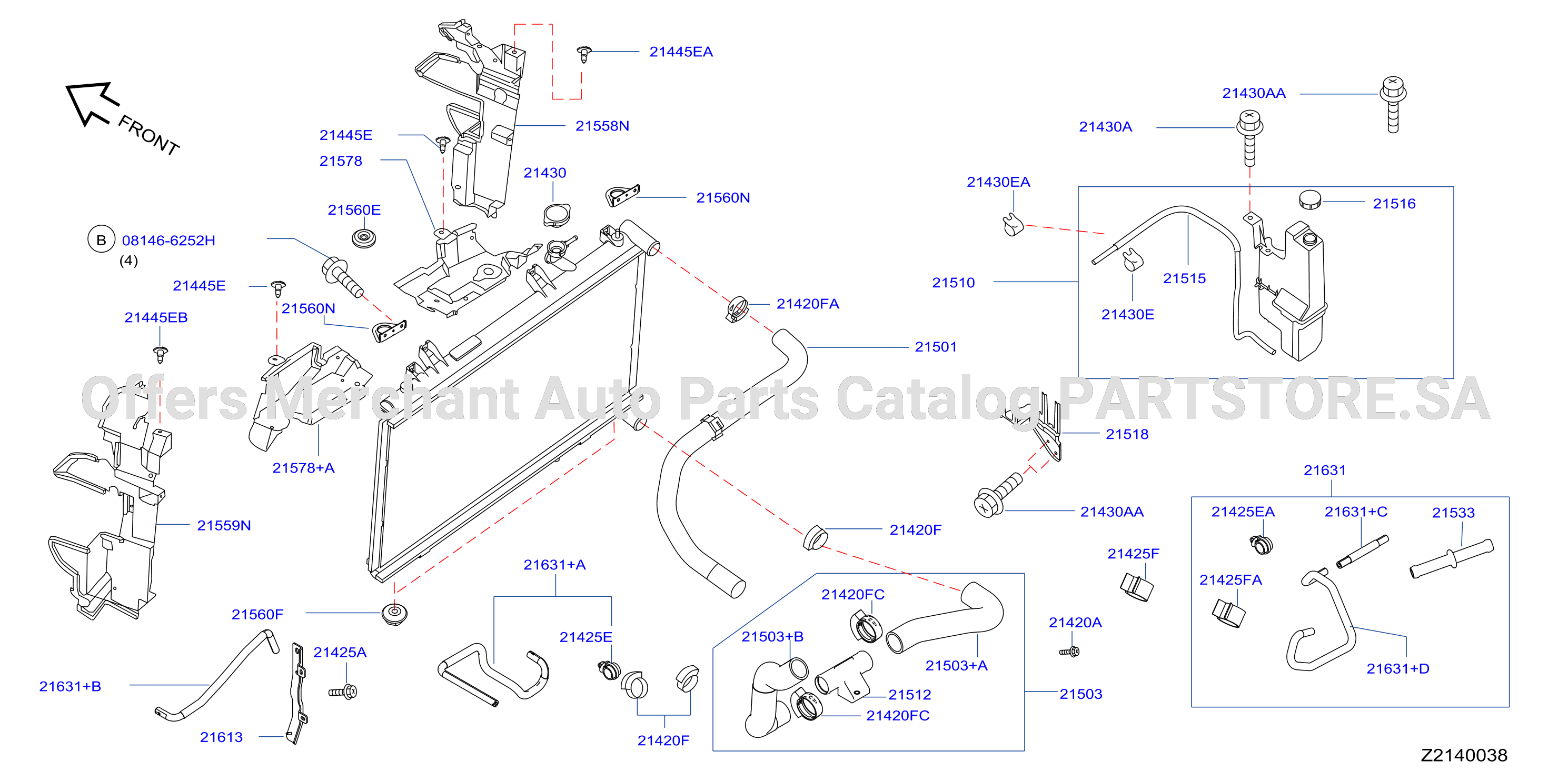 Radiator Shroud Inverter Cooling Fitting Parts