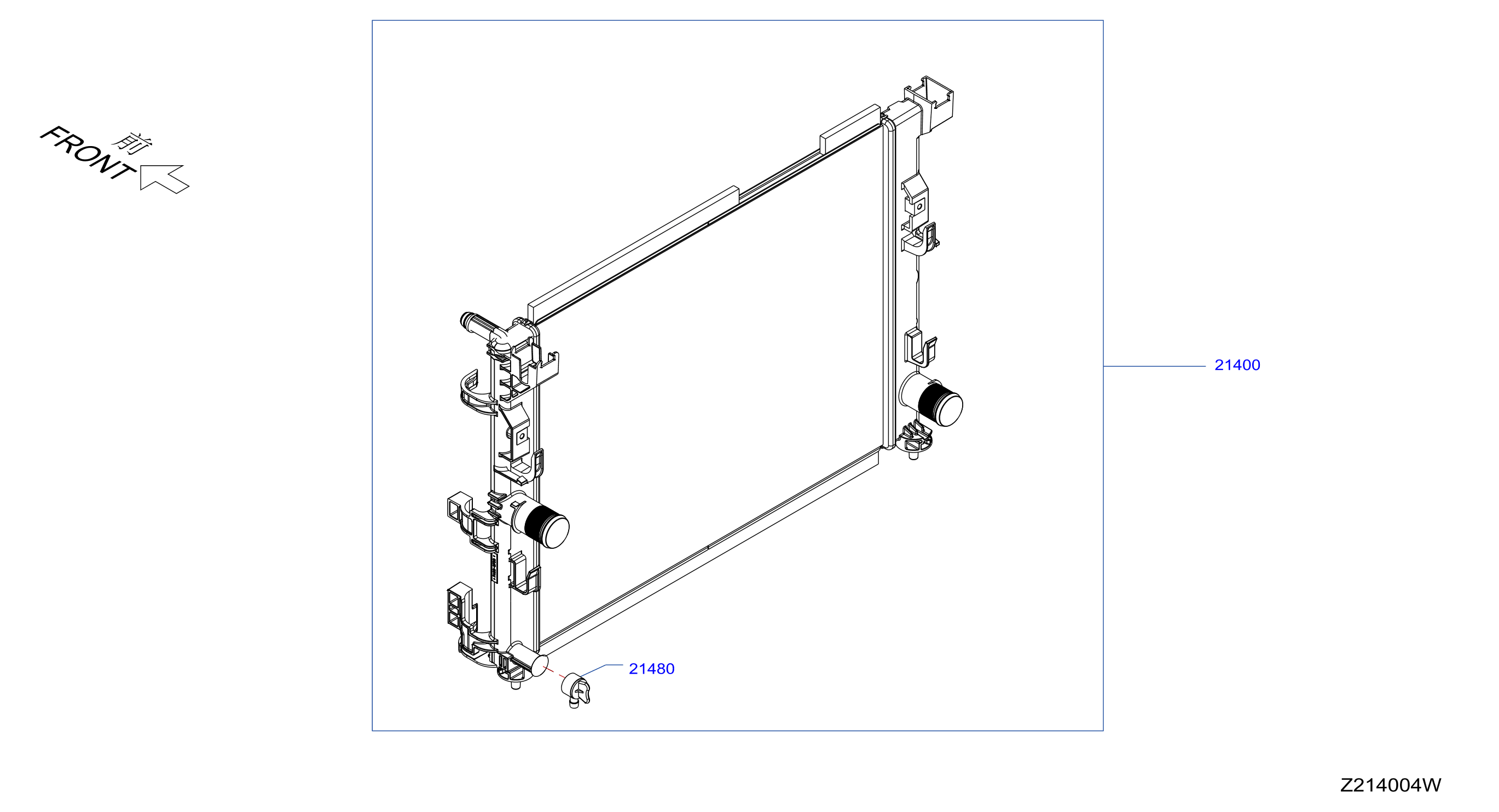 Radiator Shroud Inverter Cooling Radiator