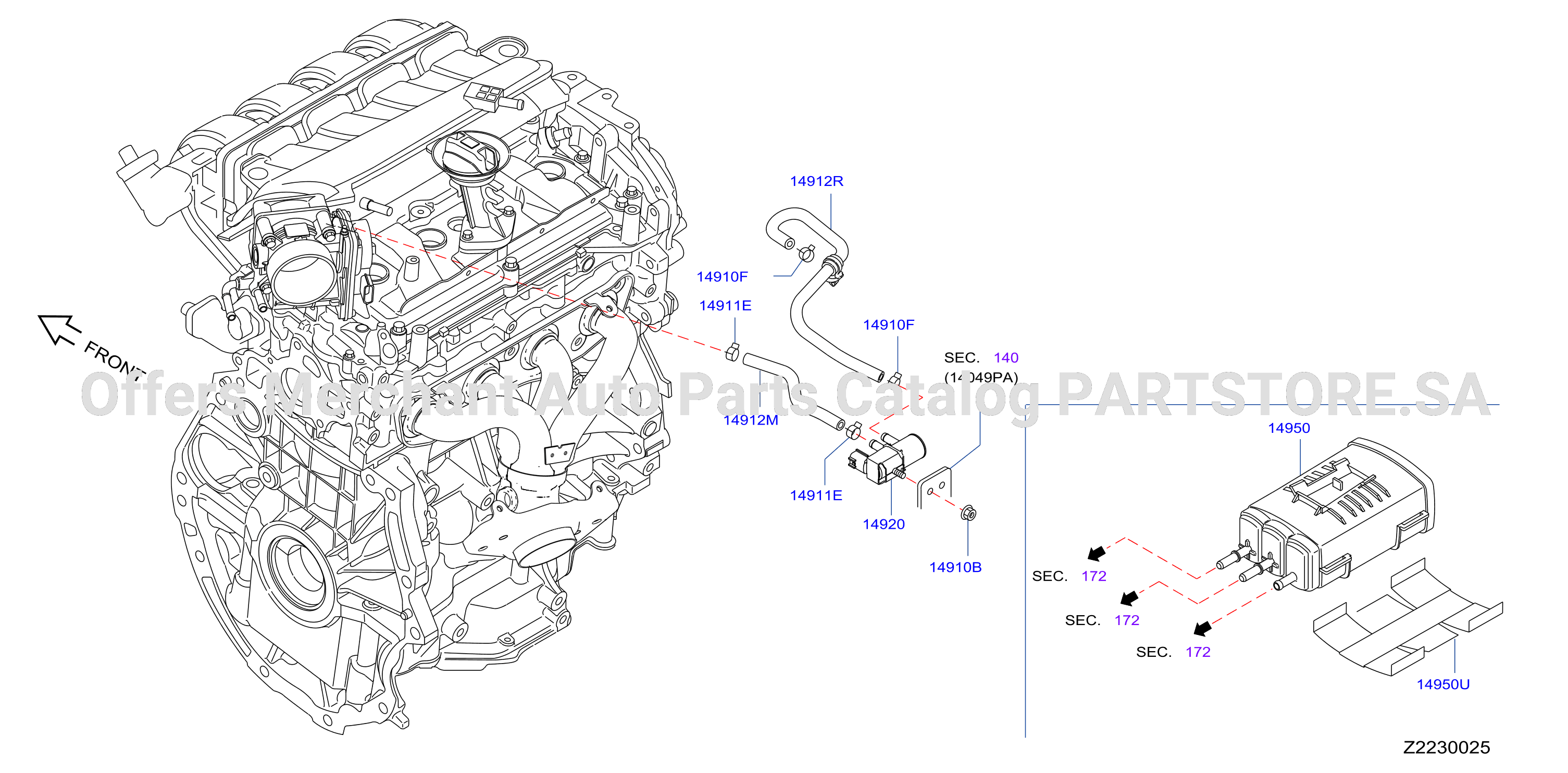 Engine Control Vacuum Piping