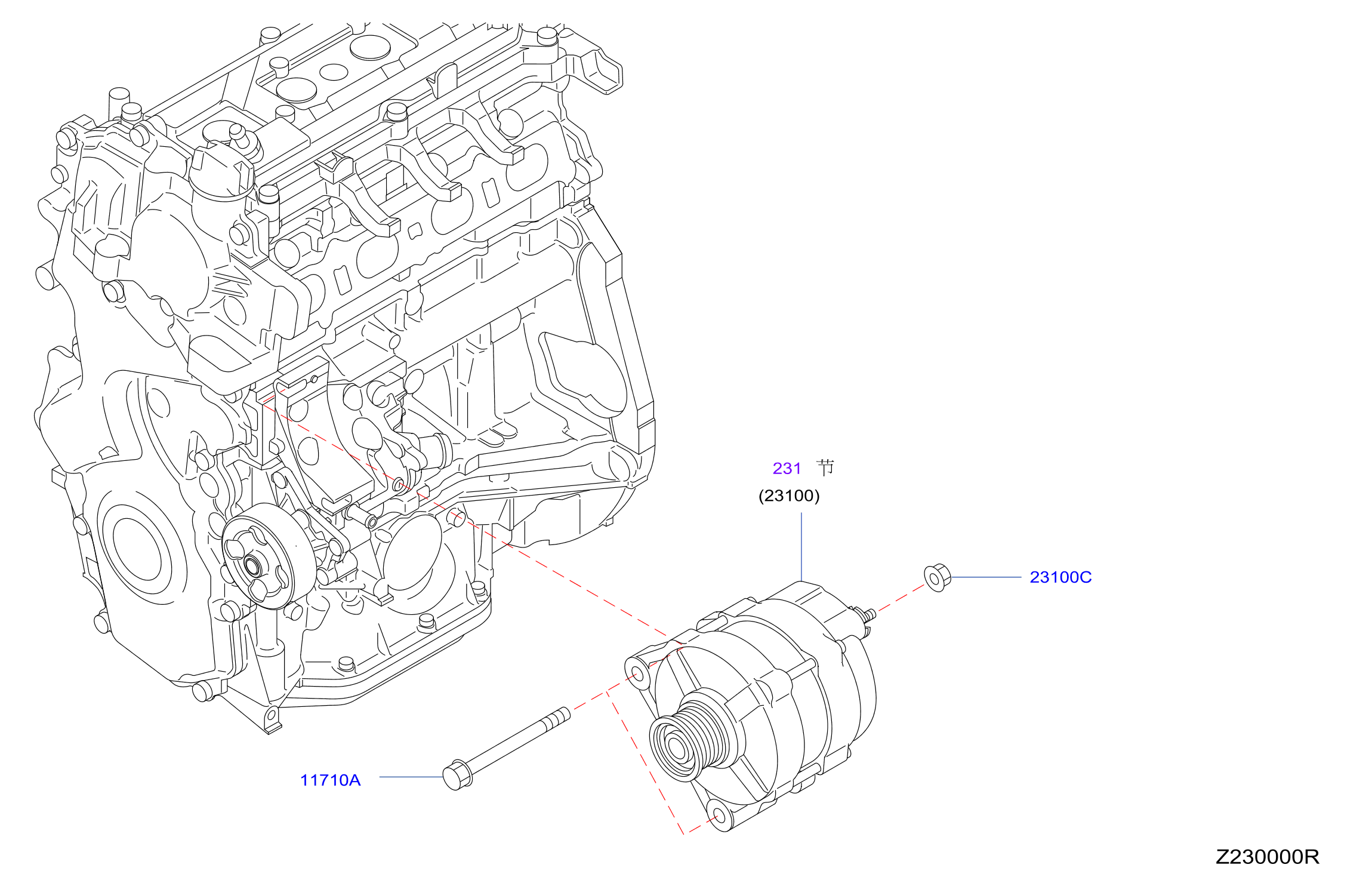 Alternator Fitting