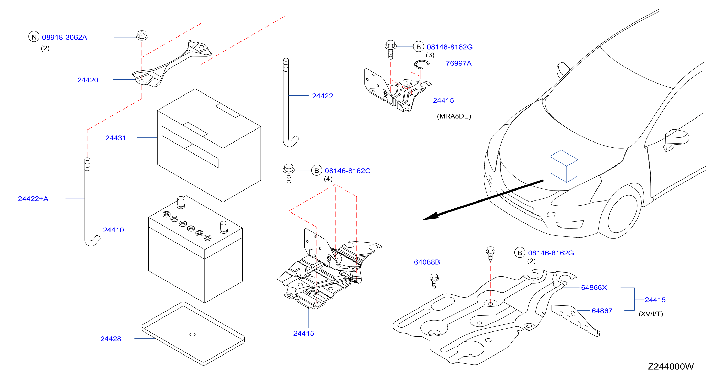 Battery Battery Mounting