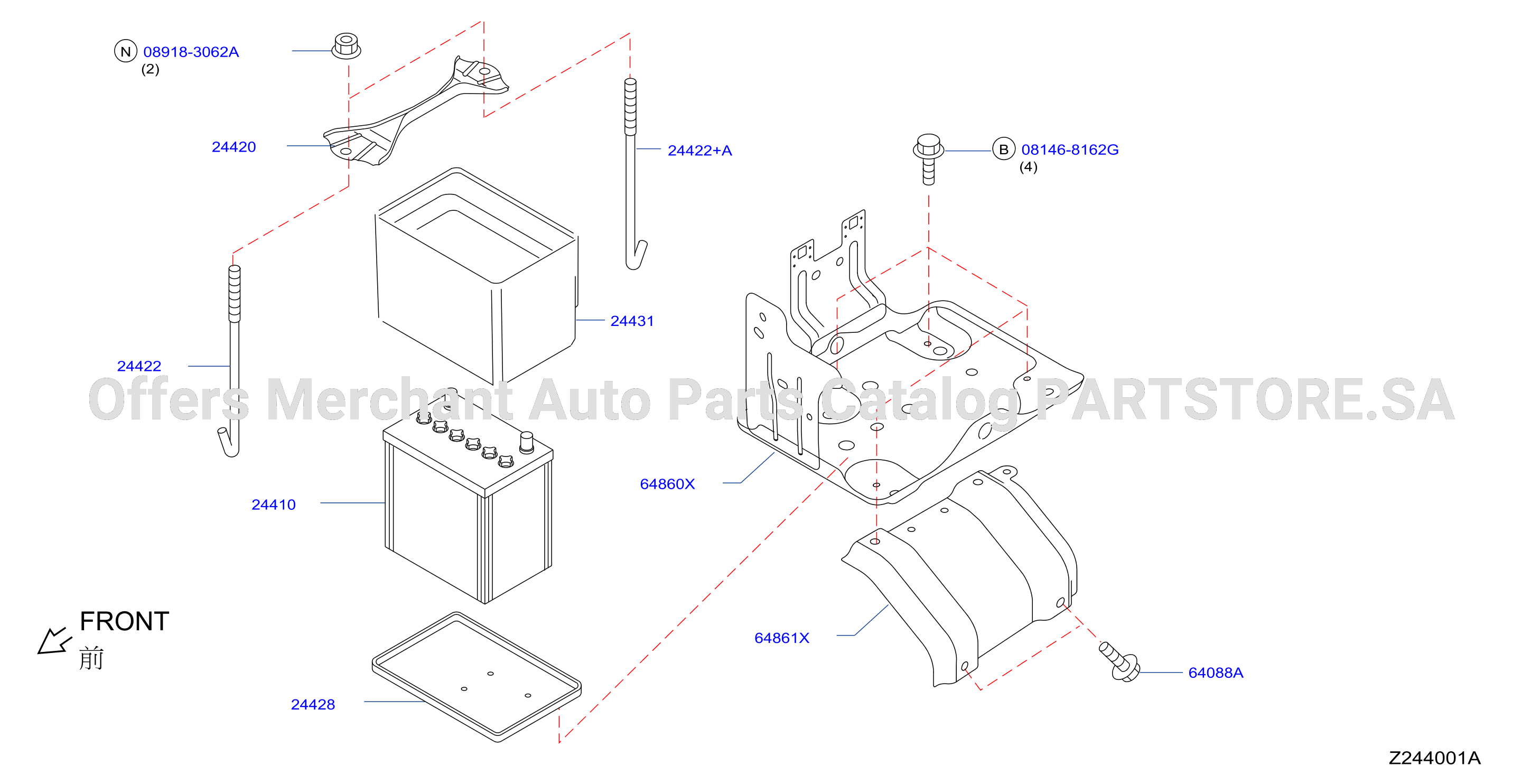 Battery Battery Mounting