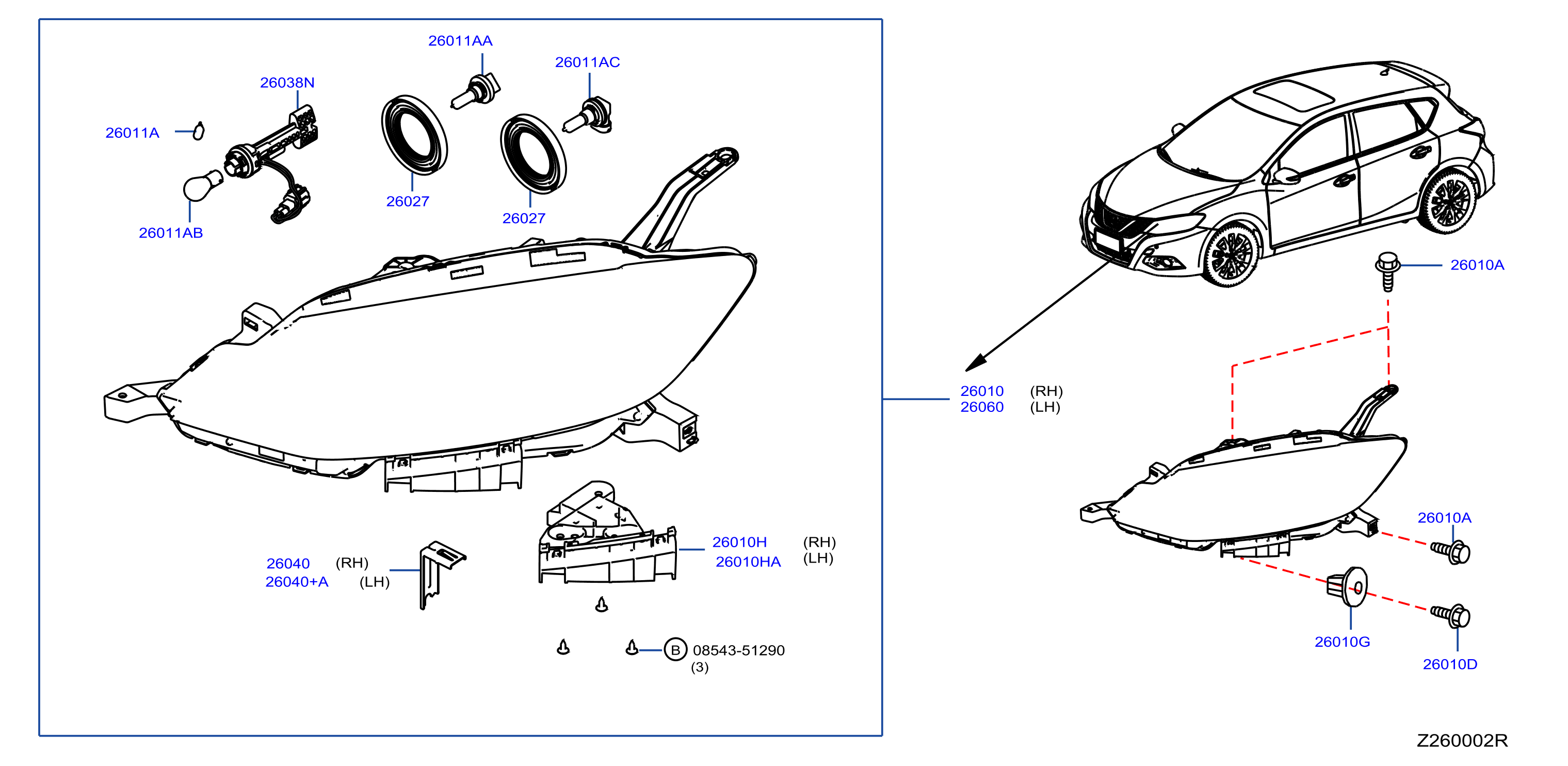 Headlamp Halogen