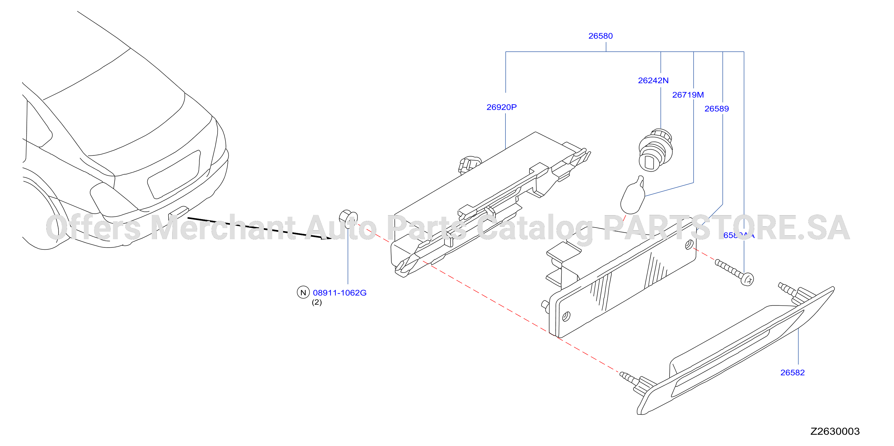 Fog Daytime Running Driving Lamp Rr Fog Lamp