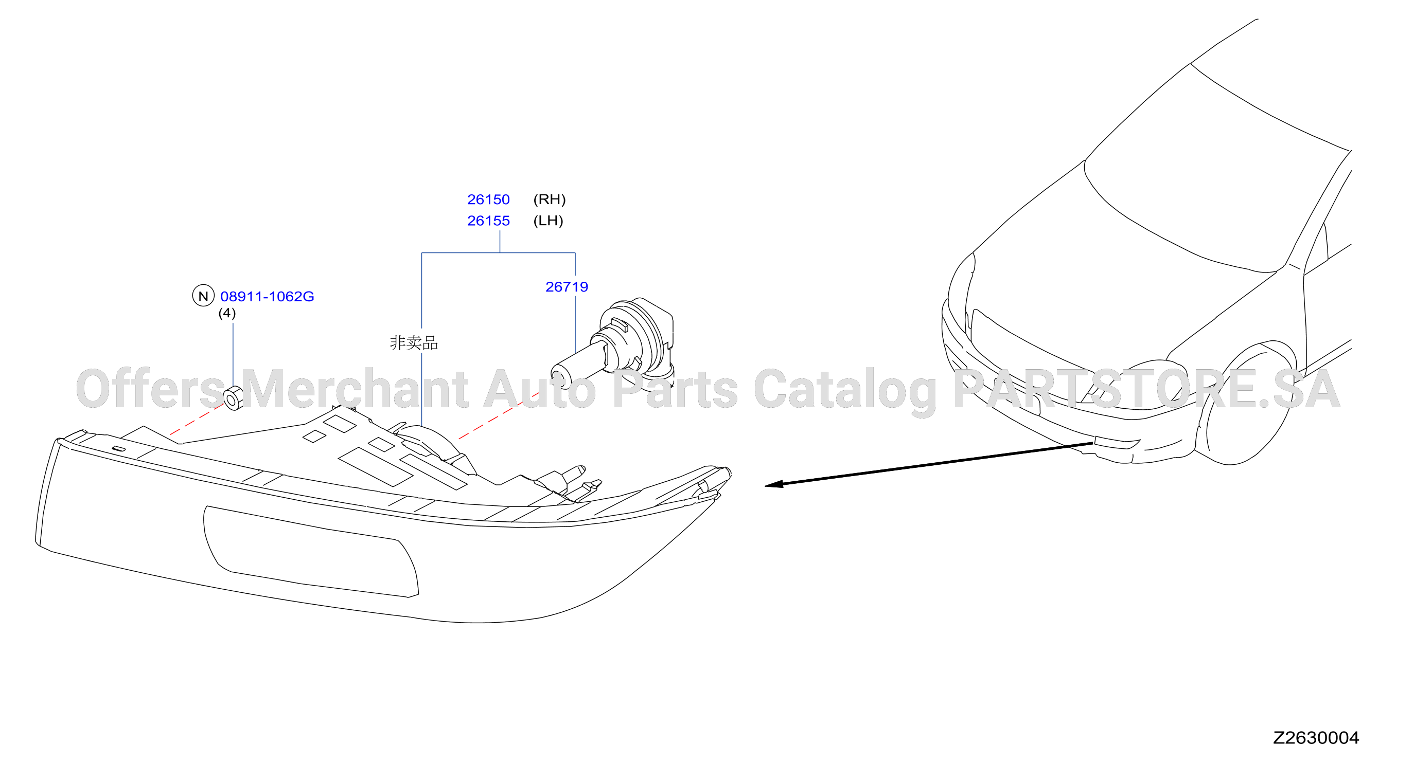 Fog Daytime Running Driving Lamp Fr Fog Lamp