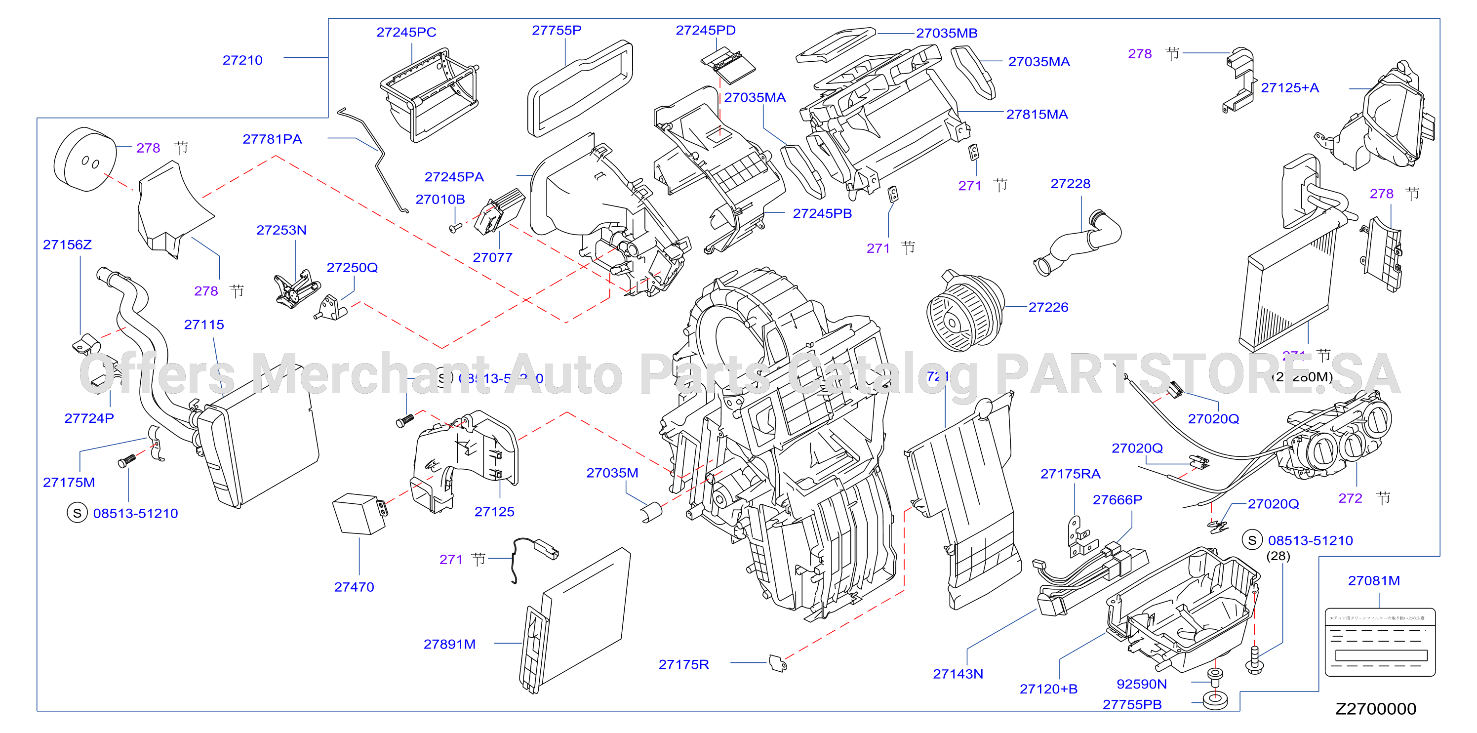 Heater Blower Unit Manual Air Conditioner 1