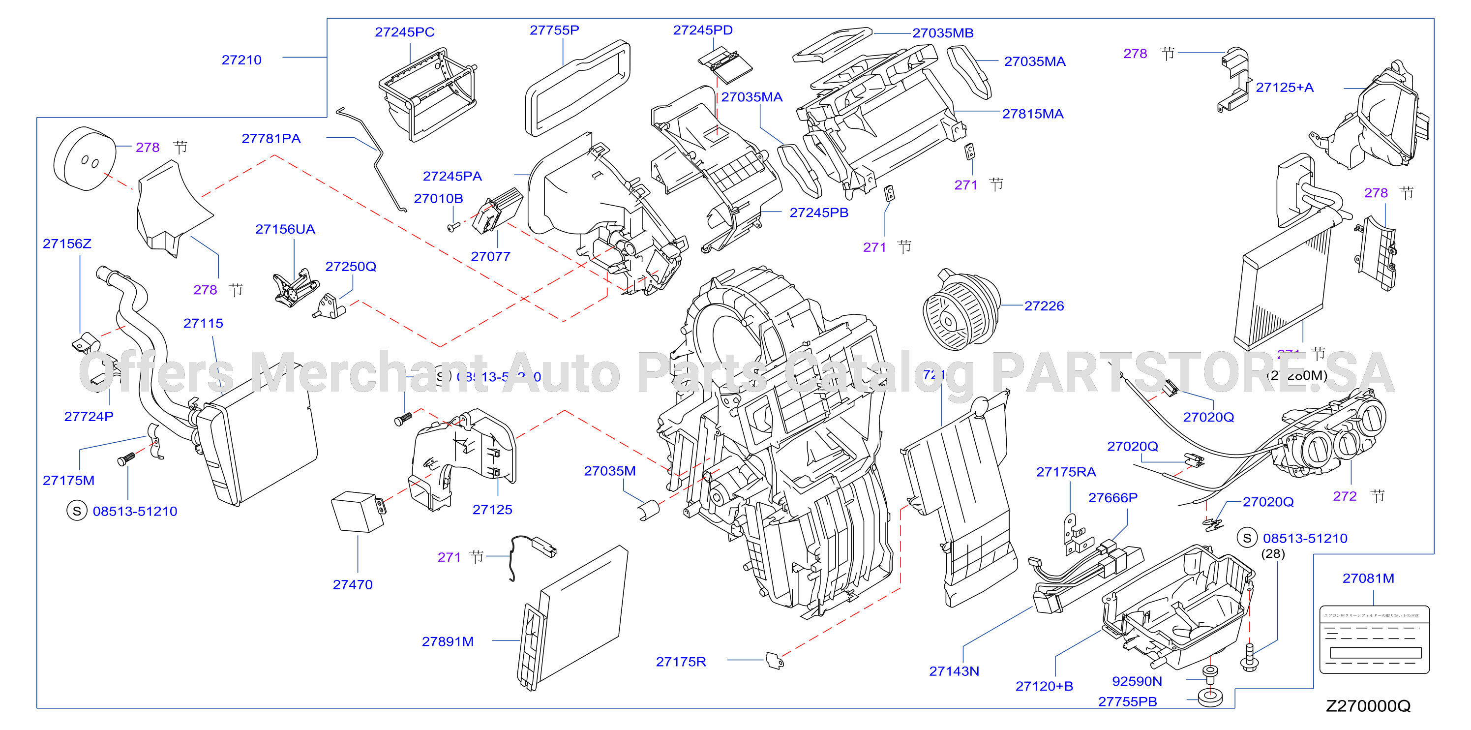 Heater Blower Unit Manual Air Conditioner 1