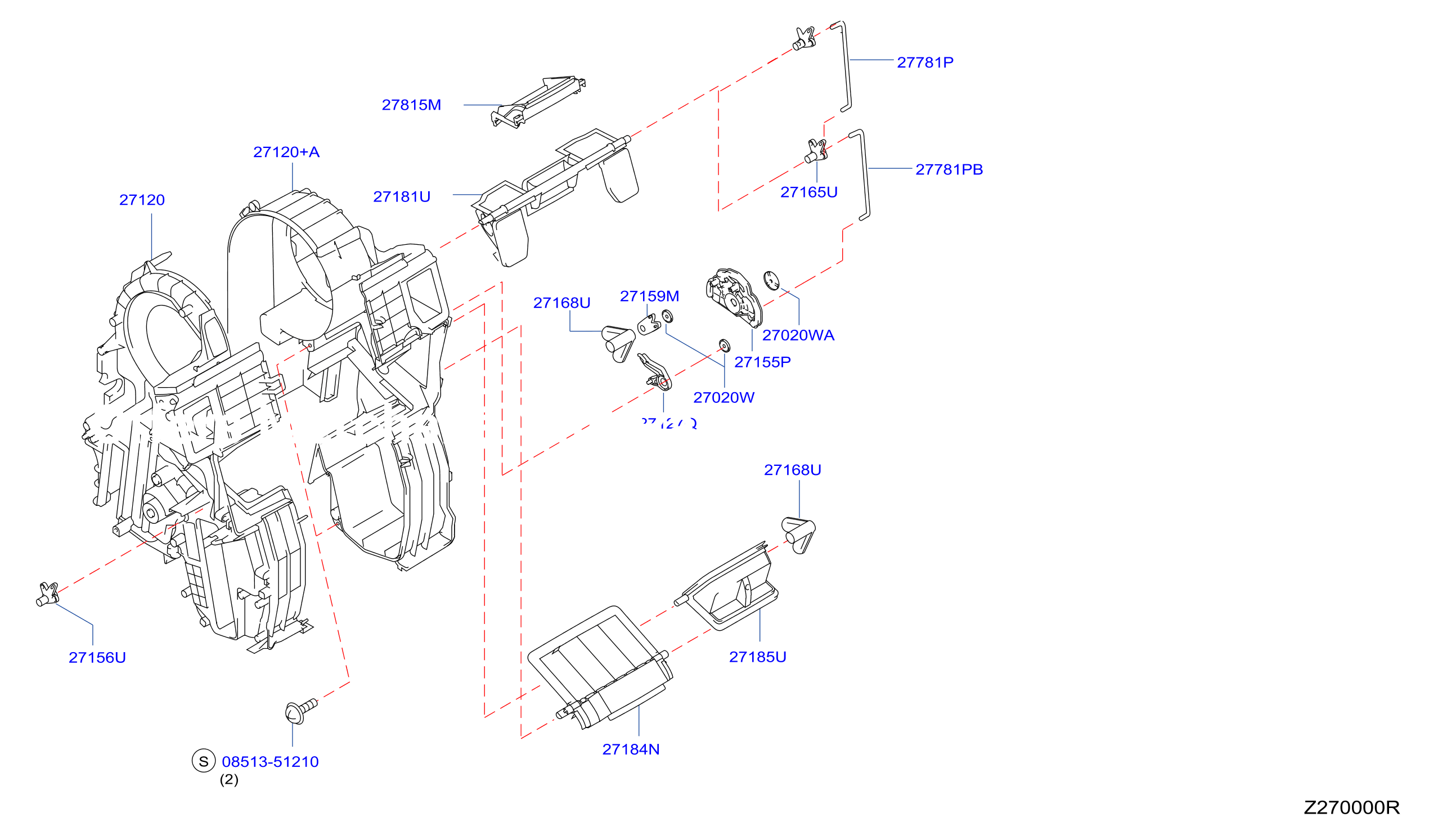 Heater Blower Unit Manual Air Conditioner 2