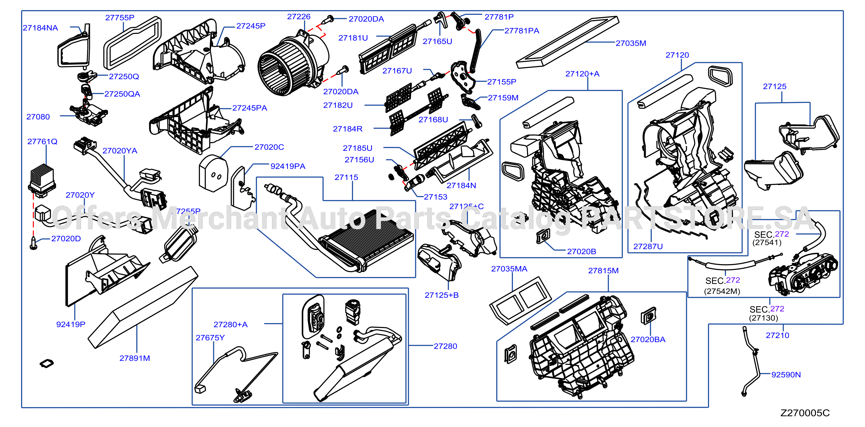 Heater Blower Unit Heater Fr