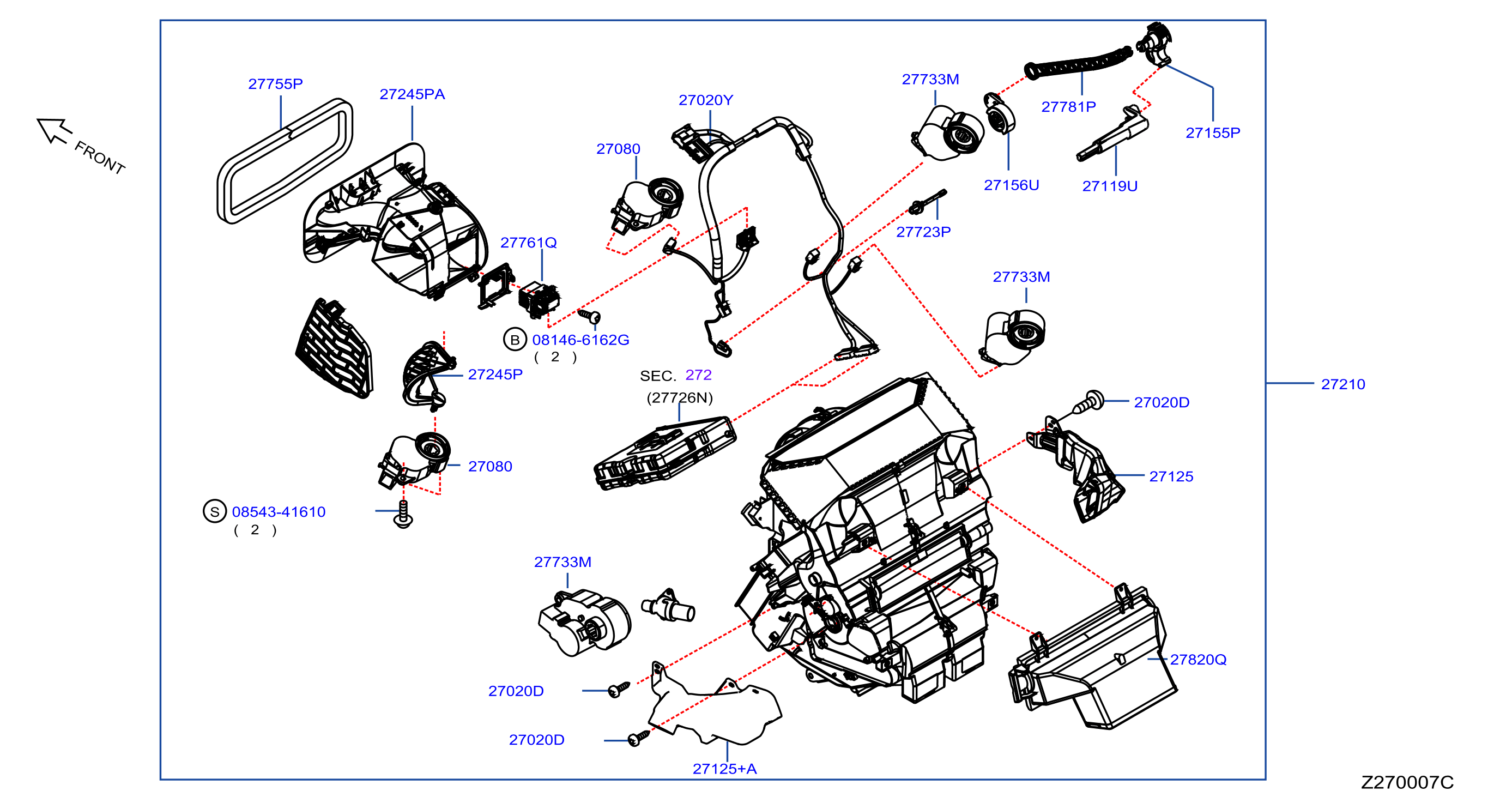 Heater Blower Unit Heater Fr