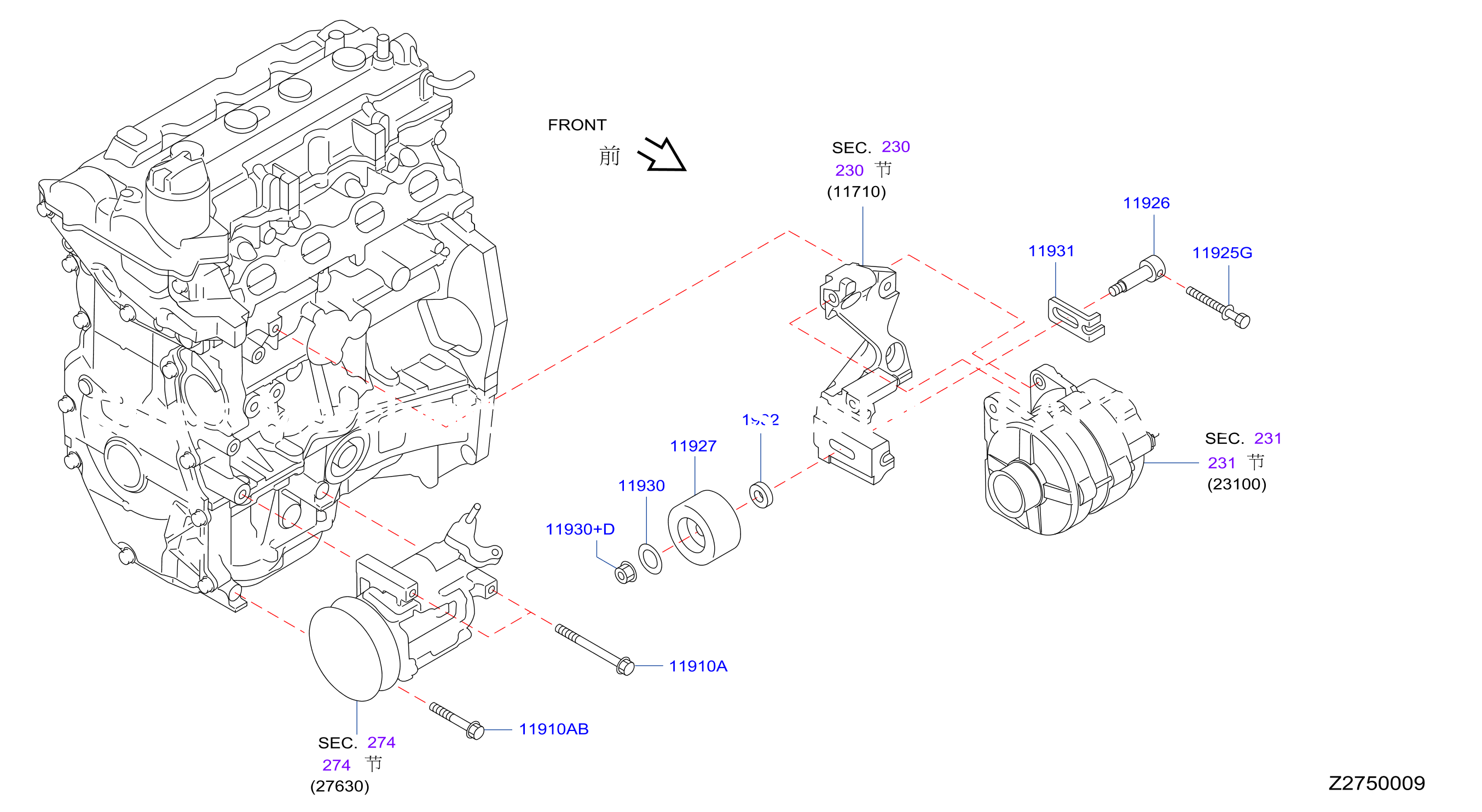 Compressor Mounting Fitting