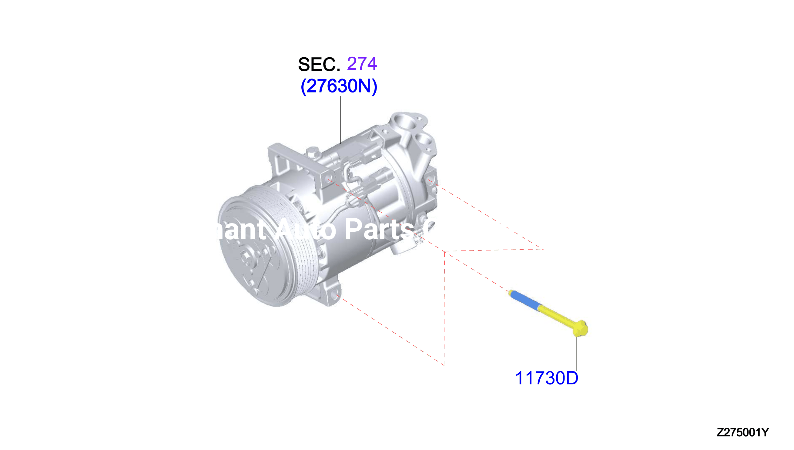 Compressor Mounting Fitting