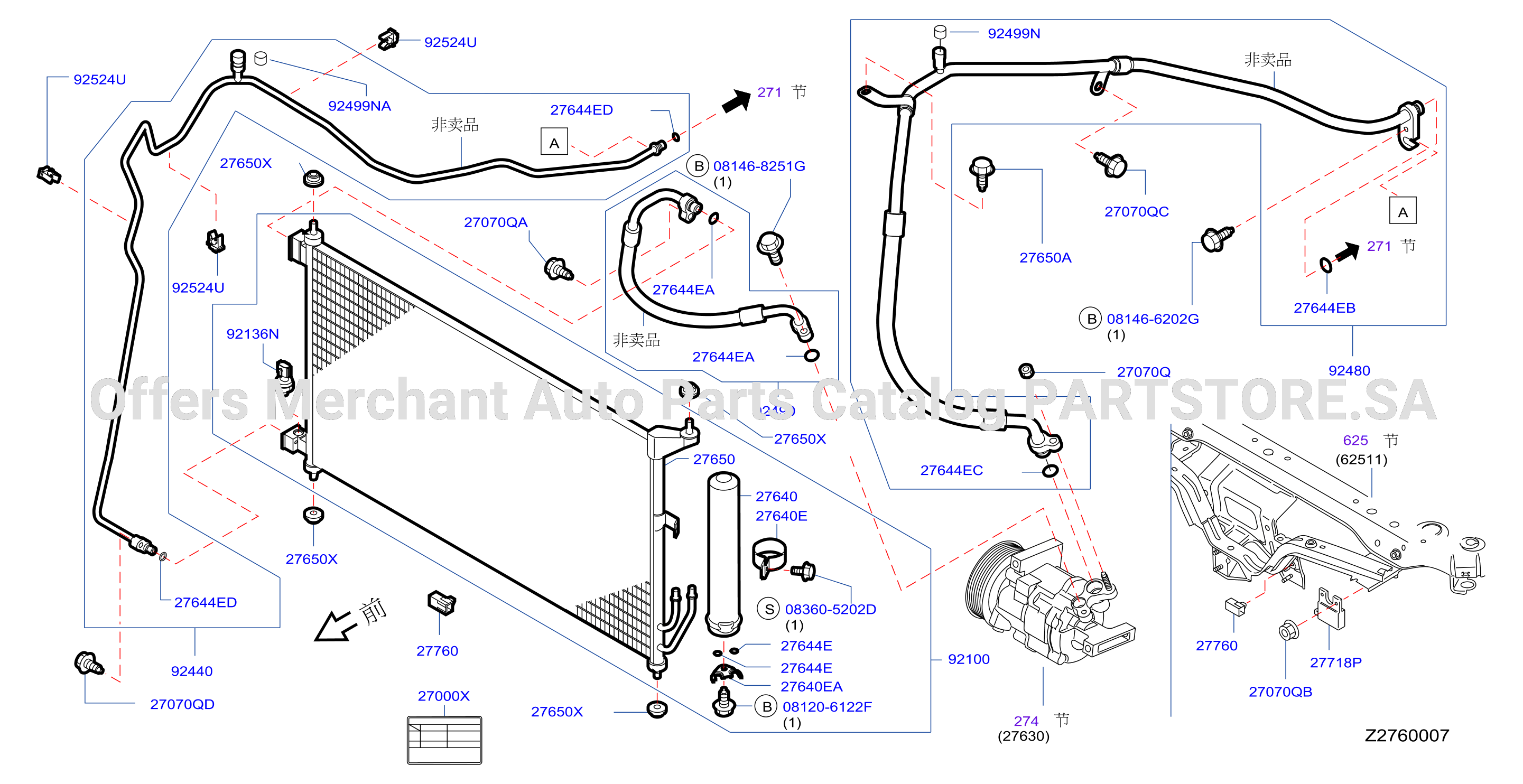 Condenser Liquid Tank Piping