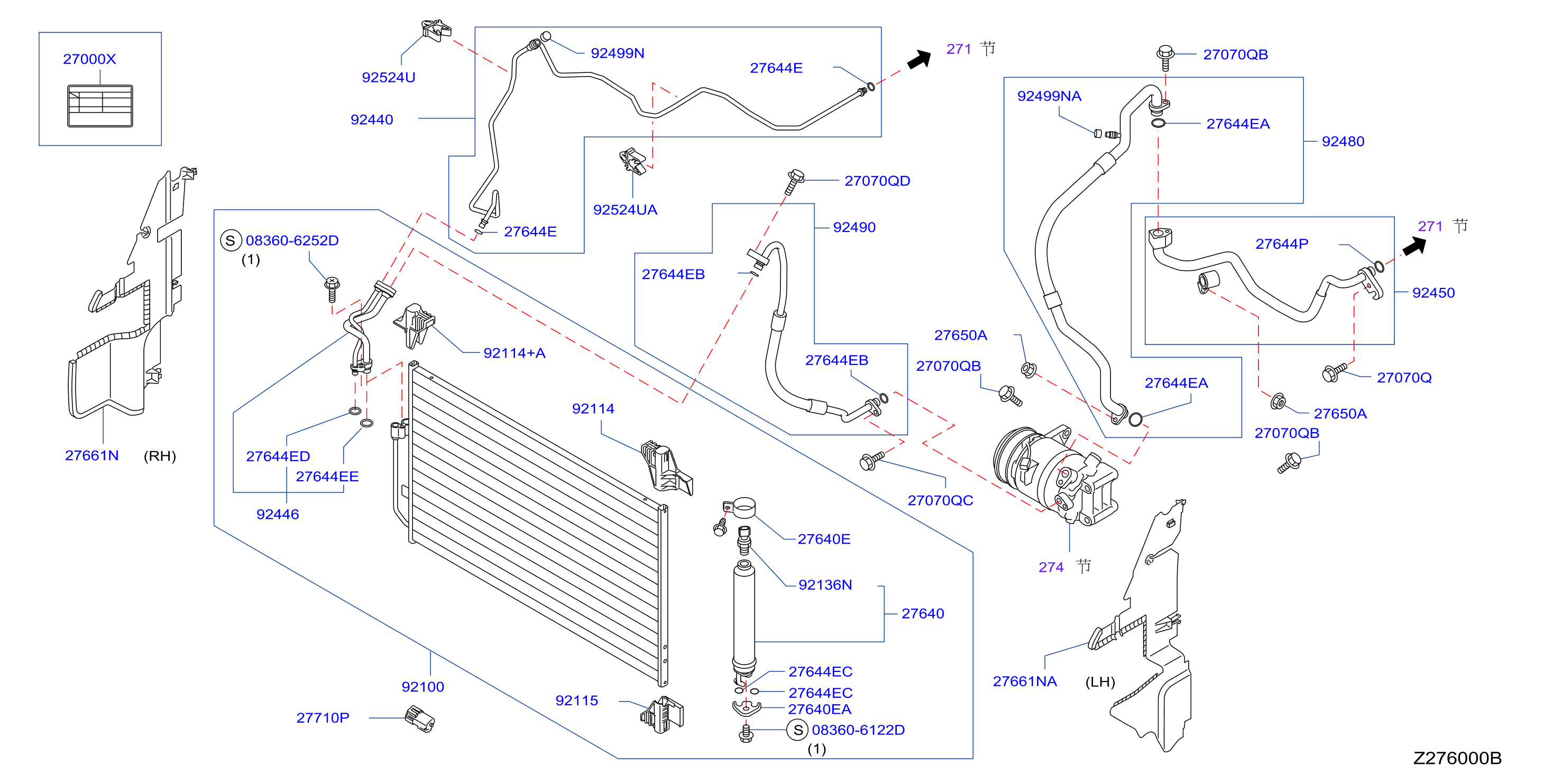 Condenser Liquid Tank Piping