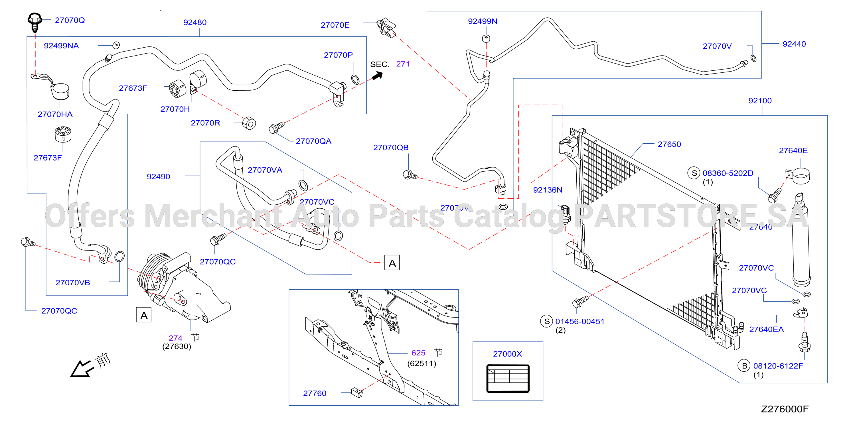 Condenser Liquid Tank Piping