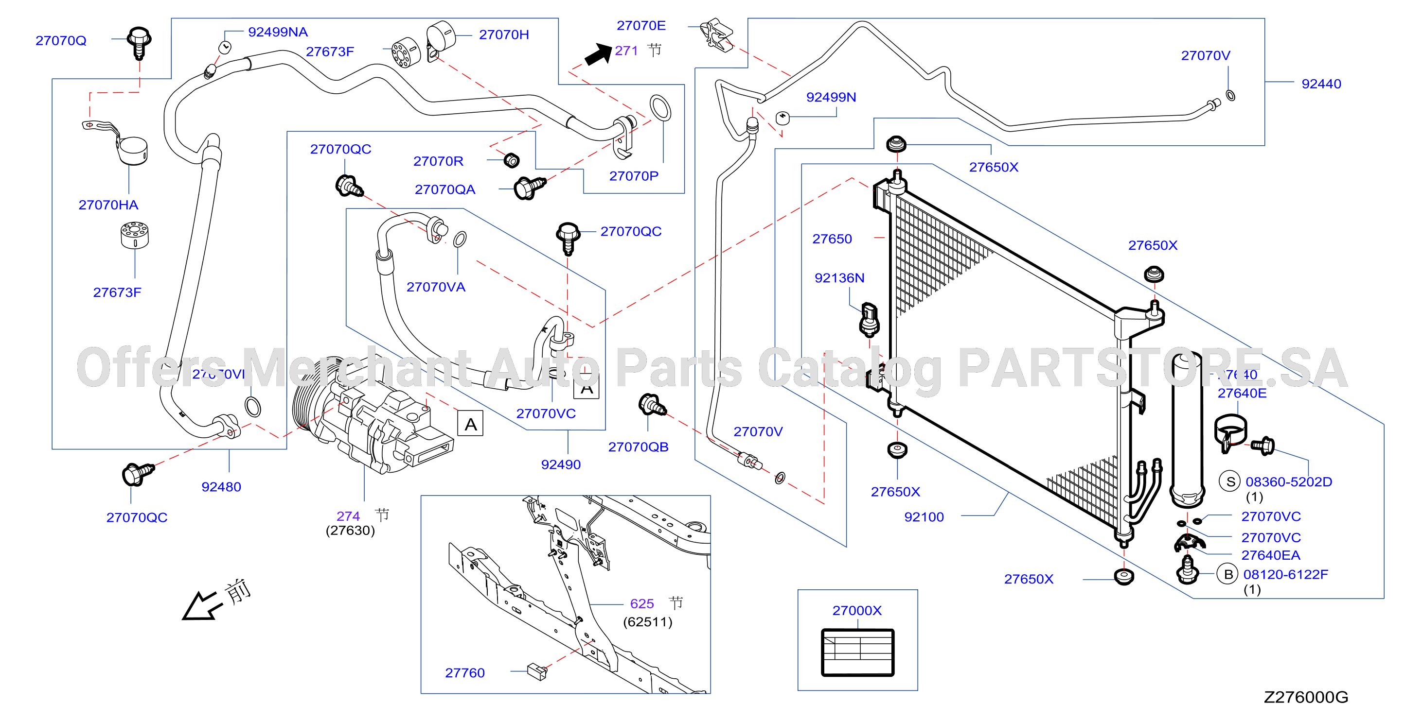 Condenser Liquid Tank Piping