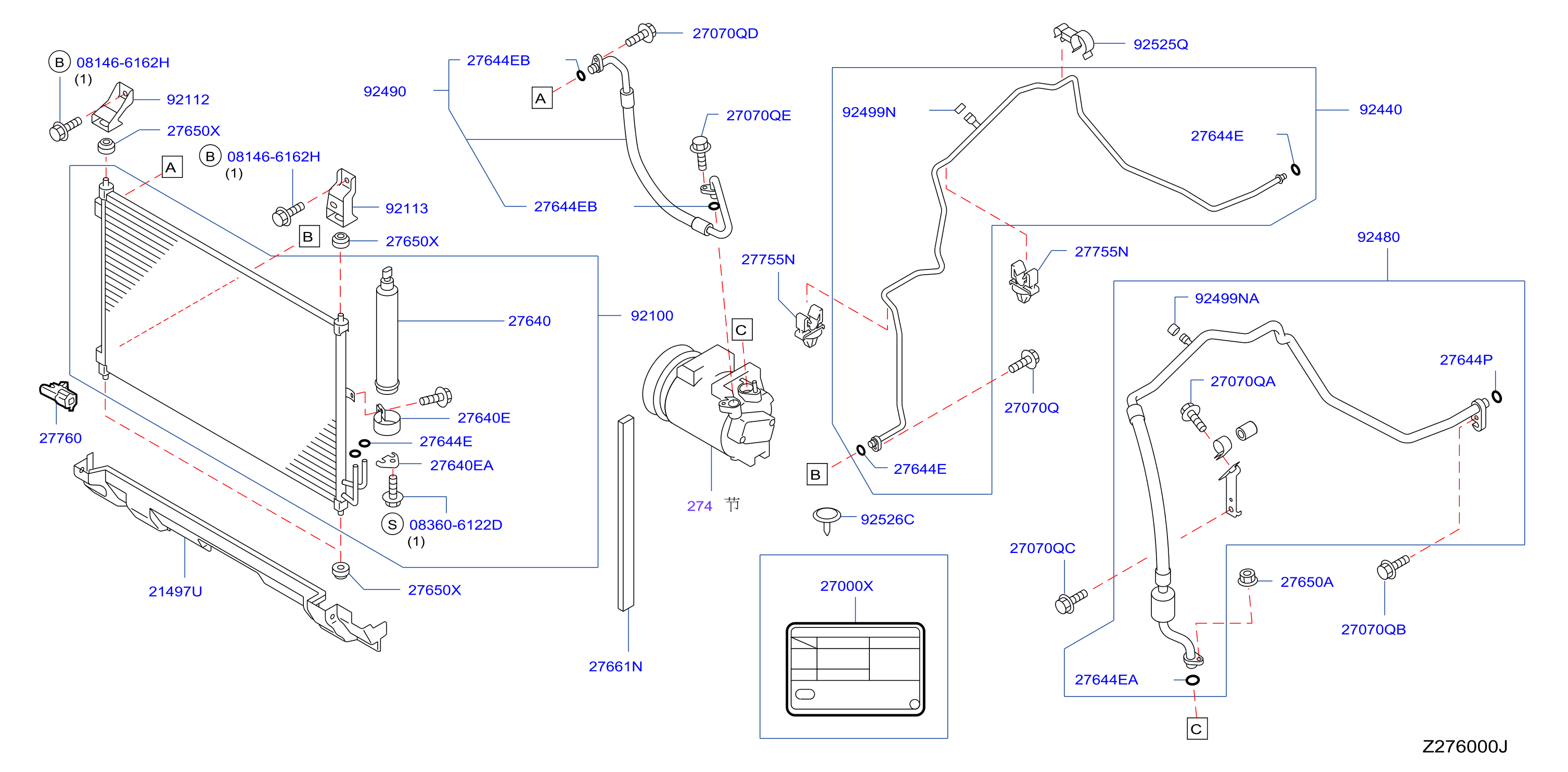 Condenser Liquid Tank Piping