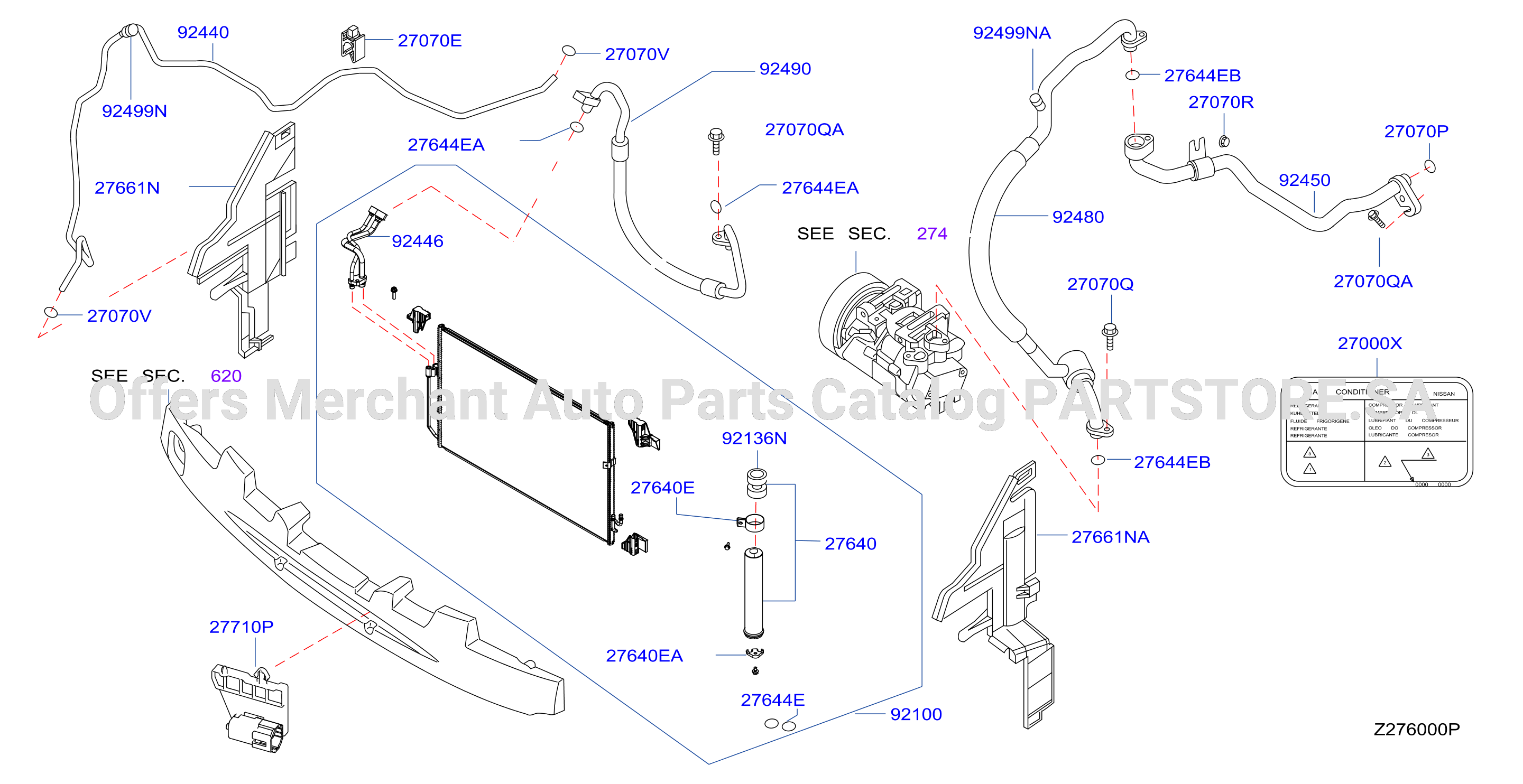 Condenser Liquid Tank Piping