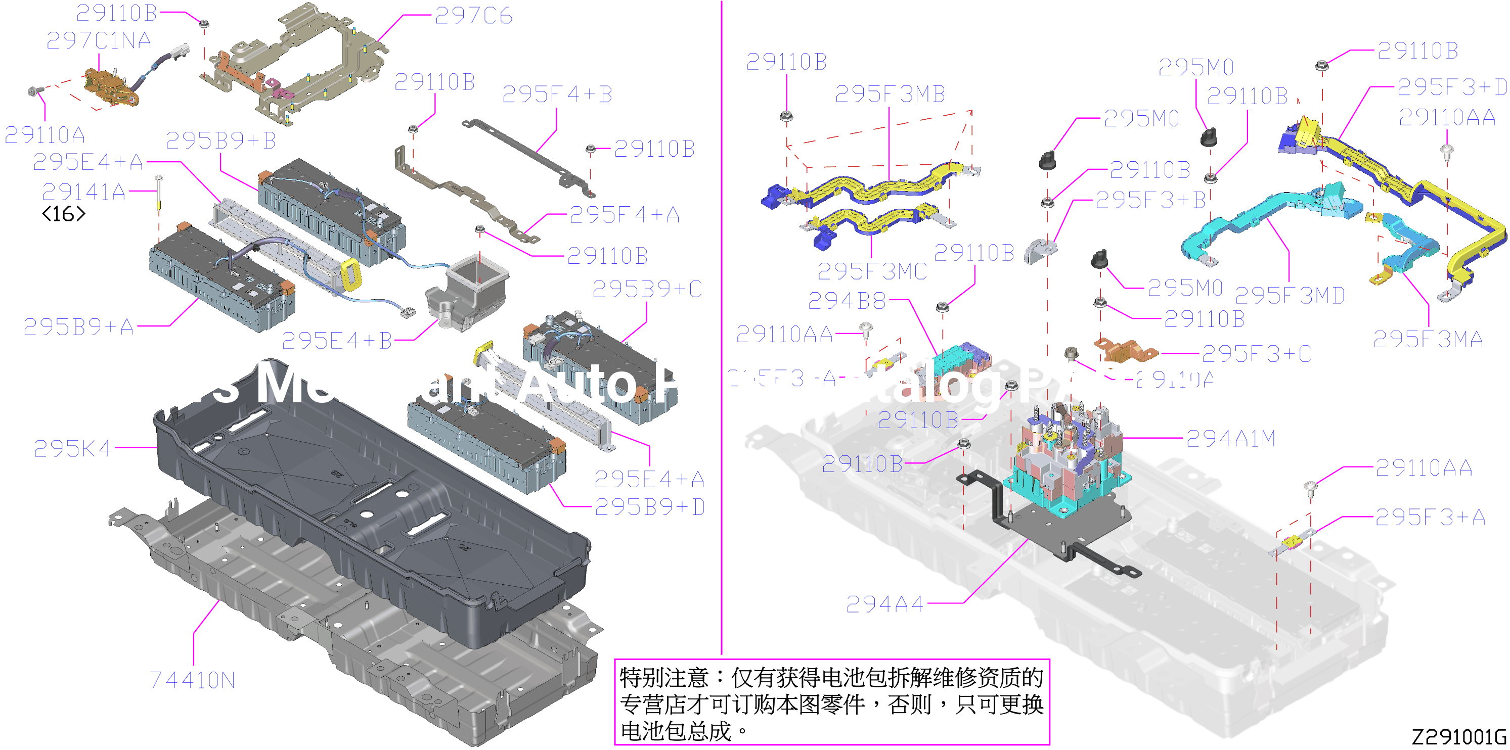 Electric Vehicle Battery Bat Component 1
