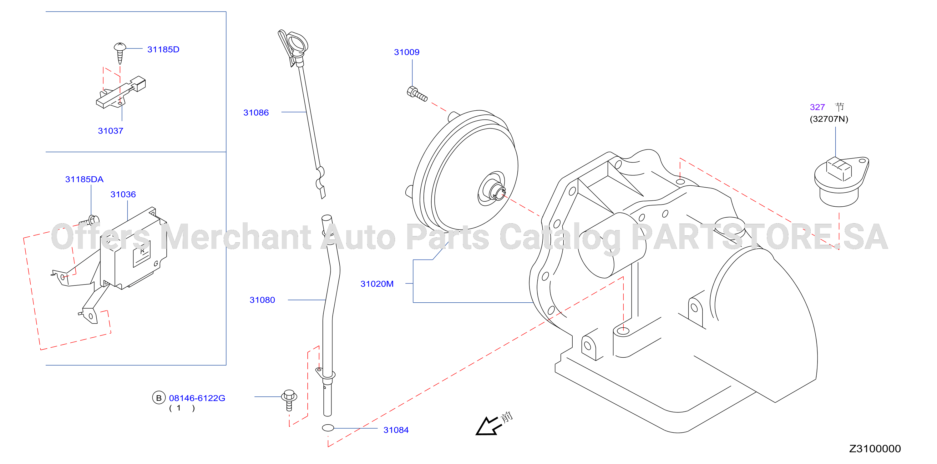 Auto Transmission Transaxle Fitting Assembly Fitting Parts