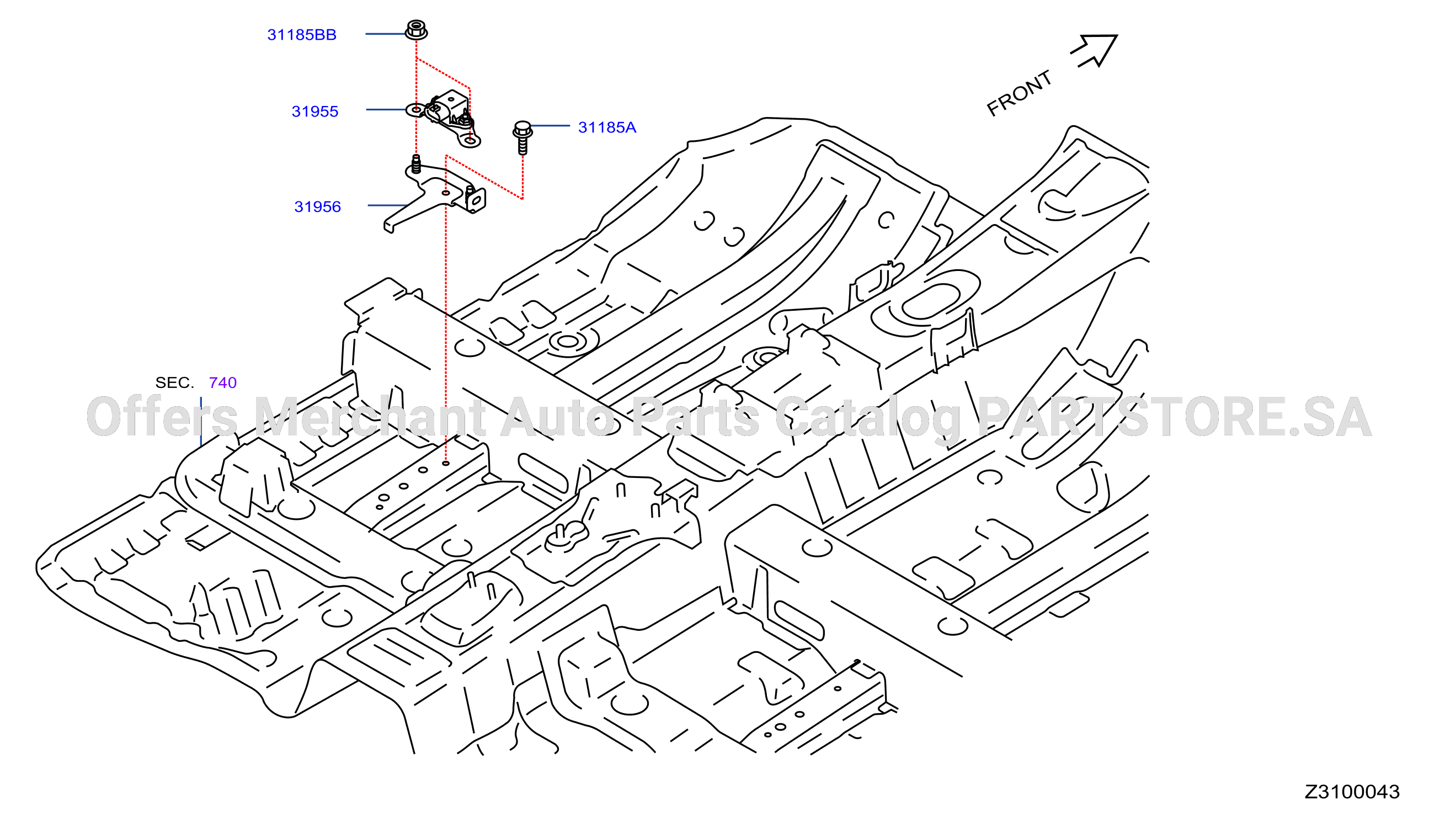 Auto Transmission Transaxle Fitting Sen Assy Incline Angle