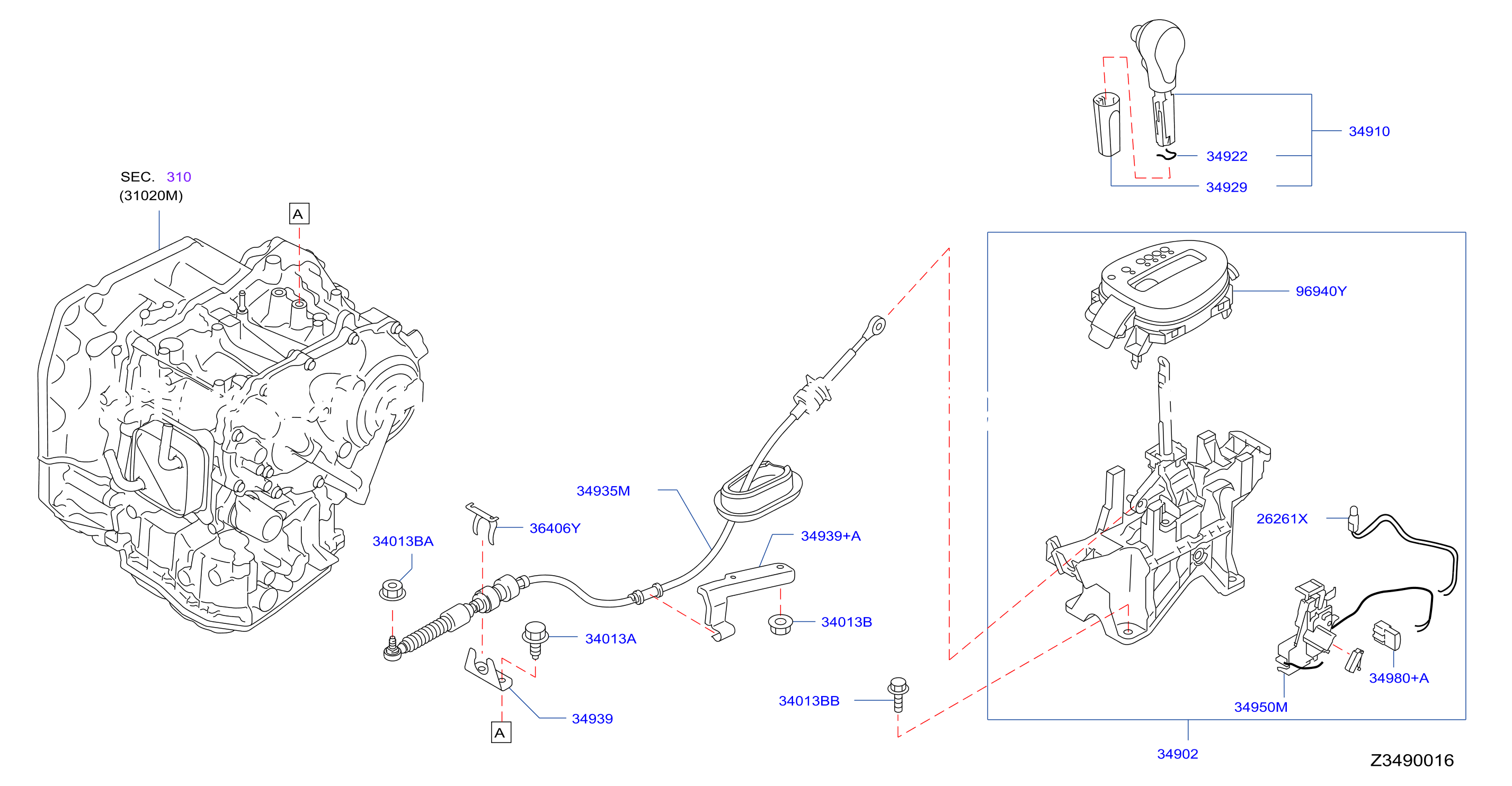 Auto Transmission Control Device