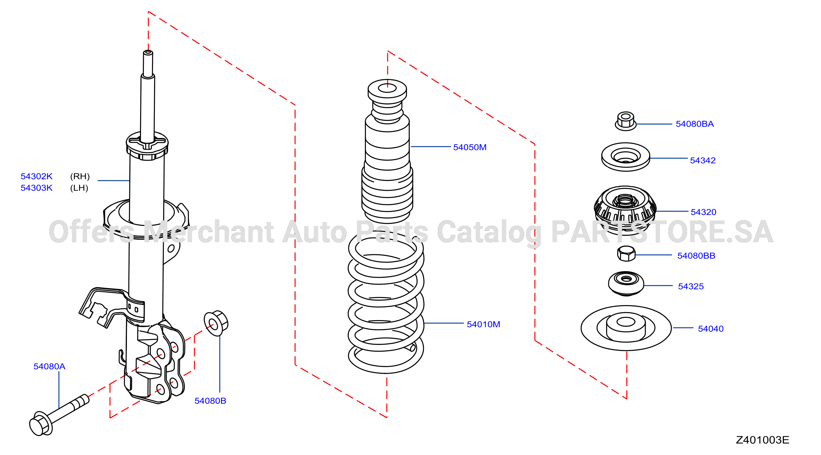 Front Suspension Strut Absorber