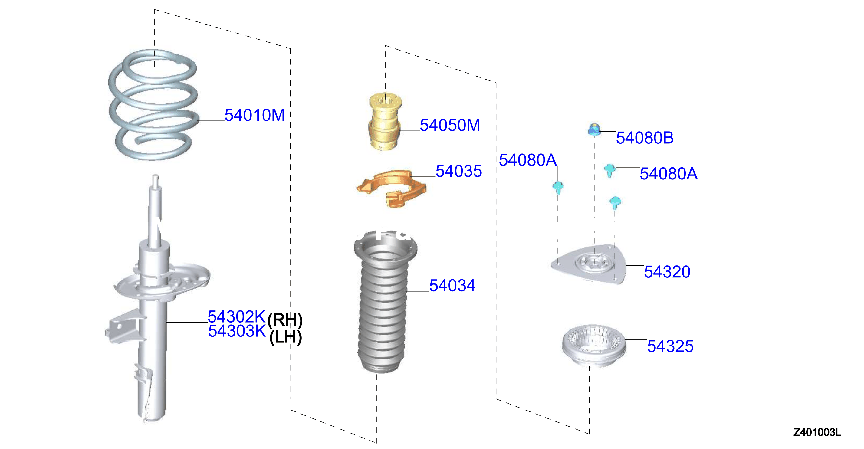 Front Suspension Strut Absorber