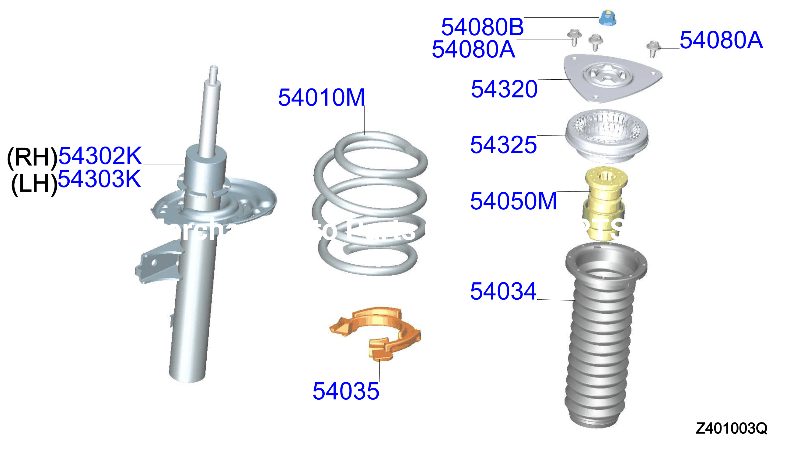 Front Suspension Strut Absorber