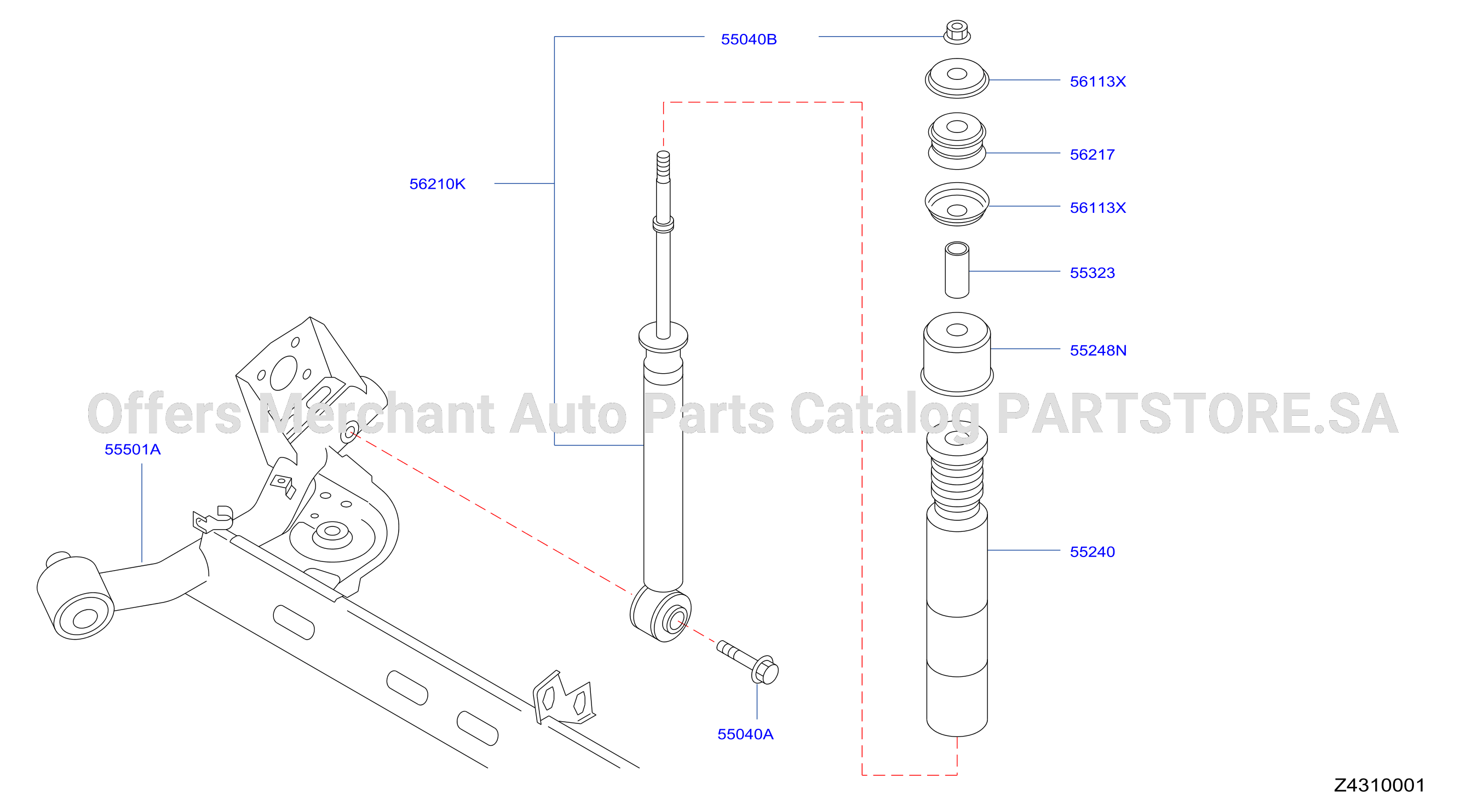 Rear Suspension Absorber