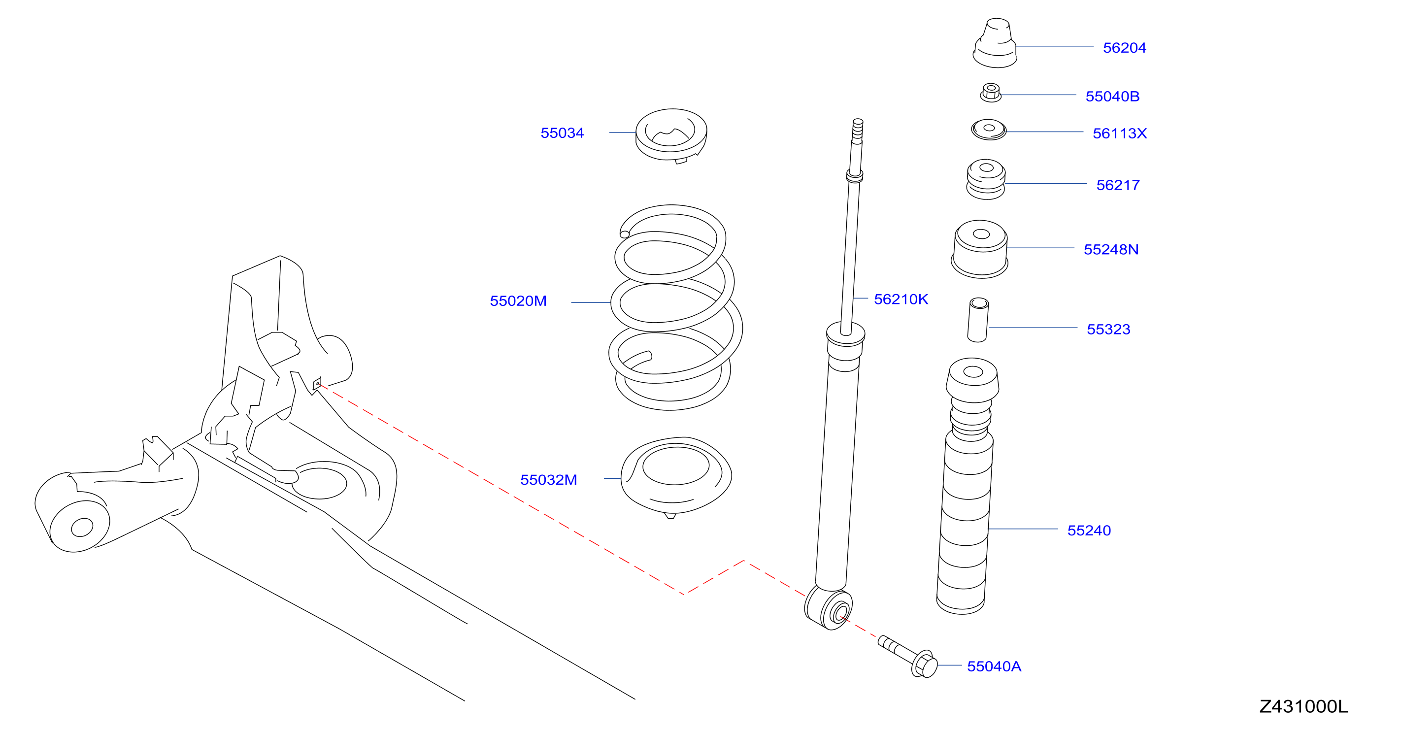 Rear Suspension Absorber