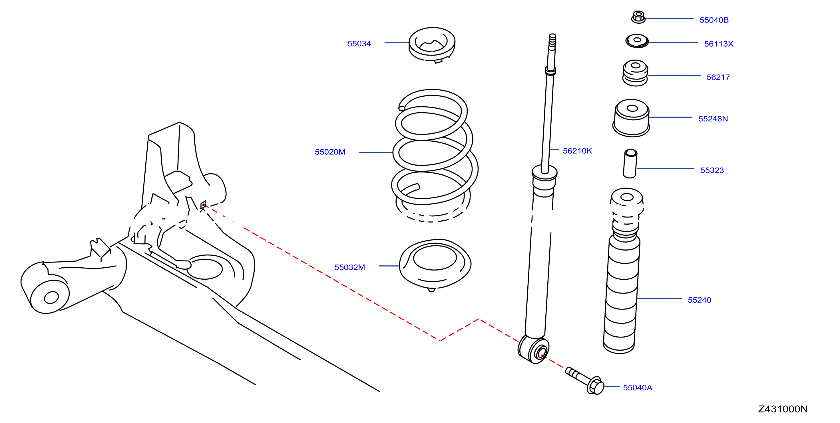 Rear Suspension Absorber