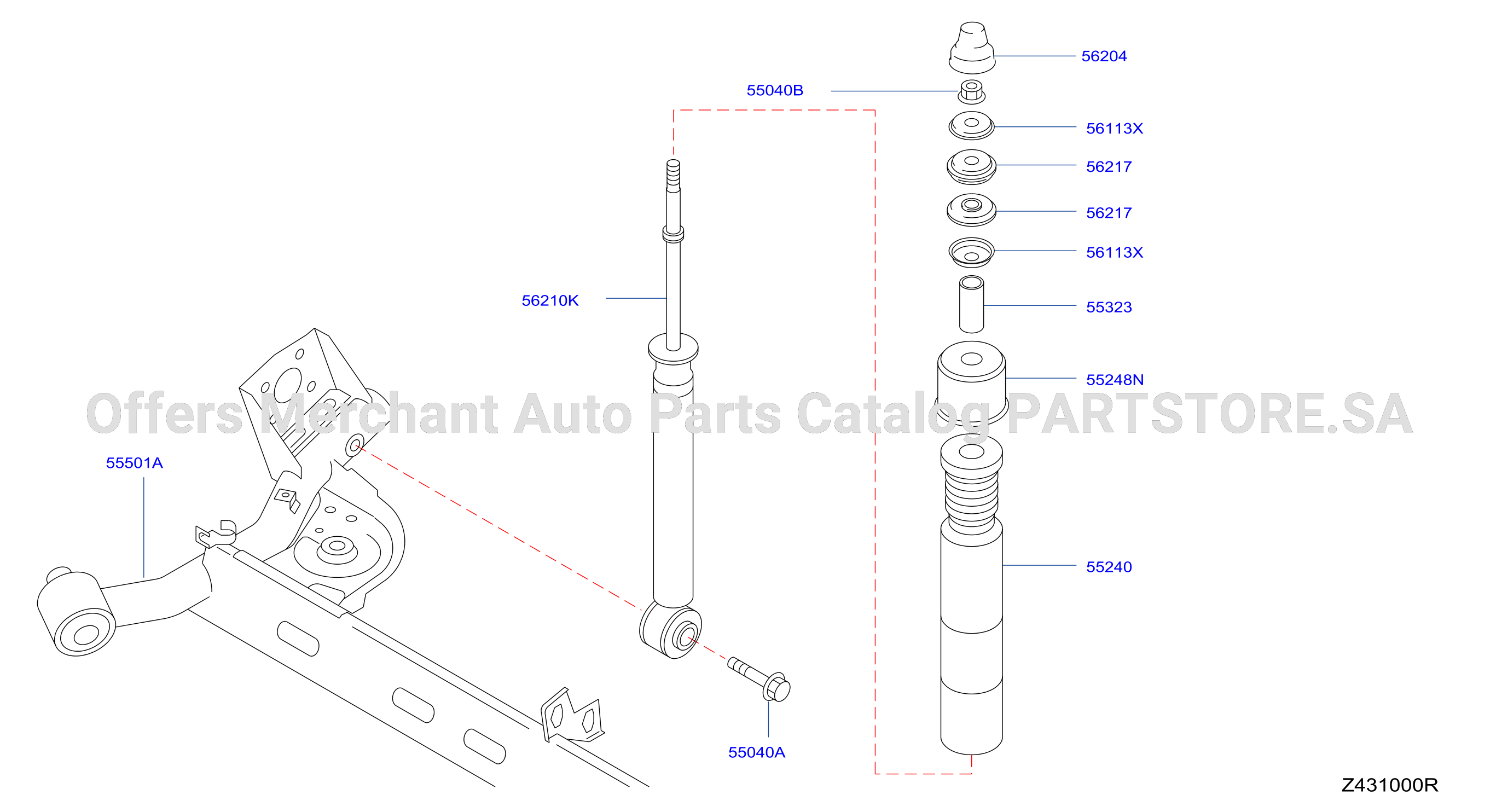 Rear Suspension Absorber