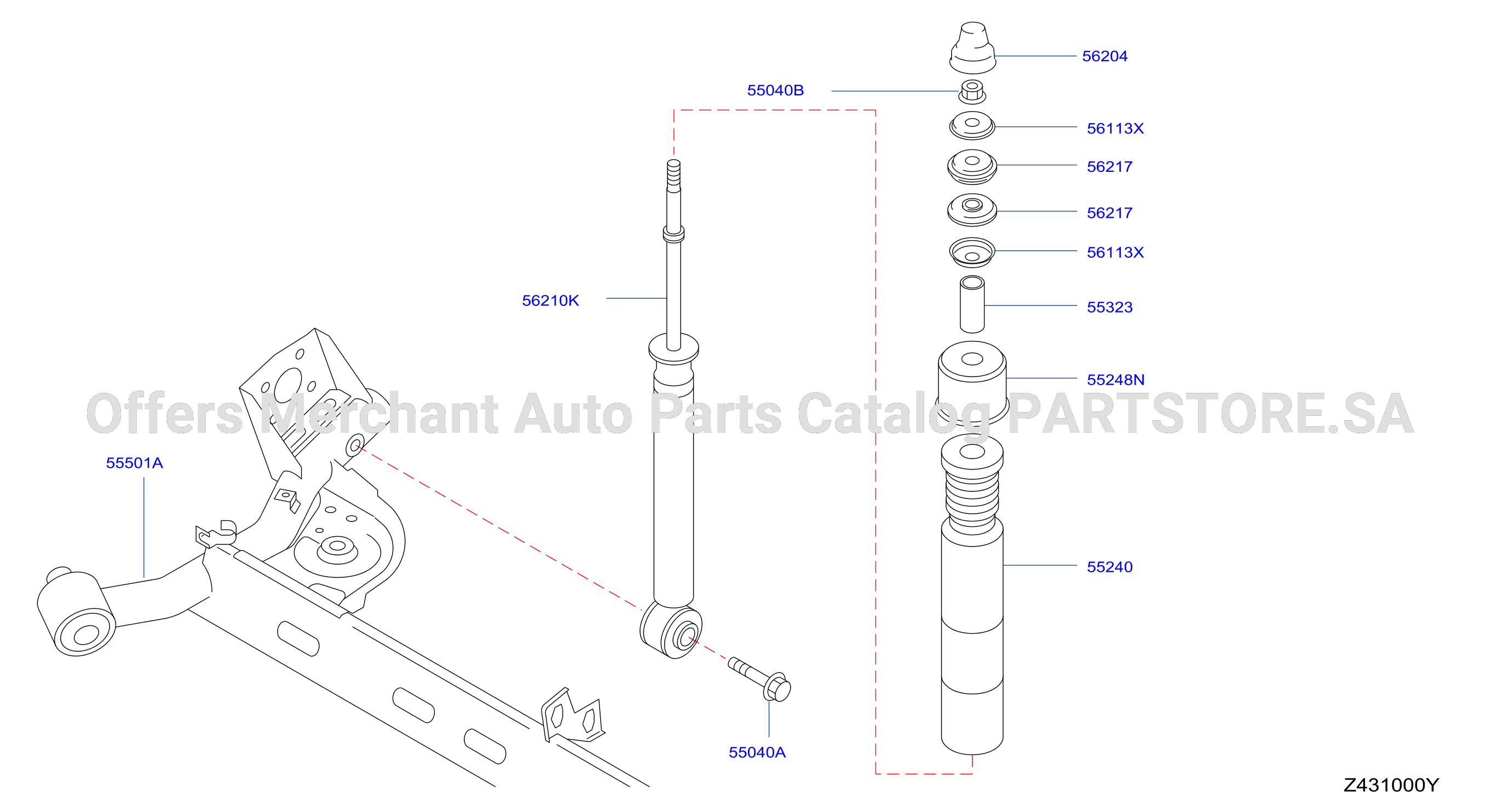 Rear Suspension Absorber