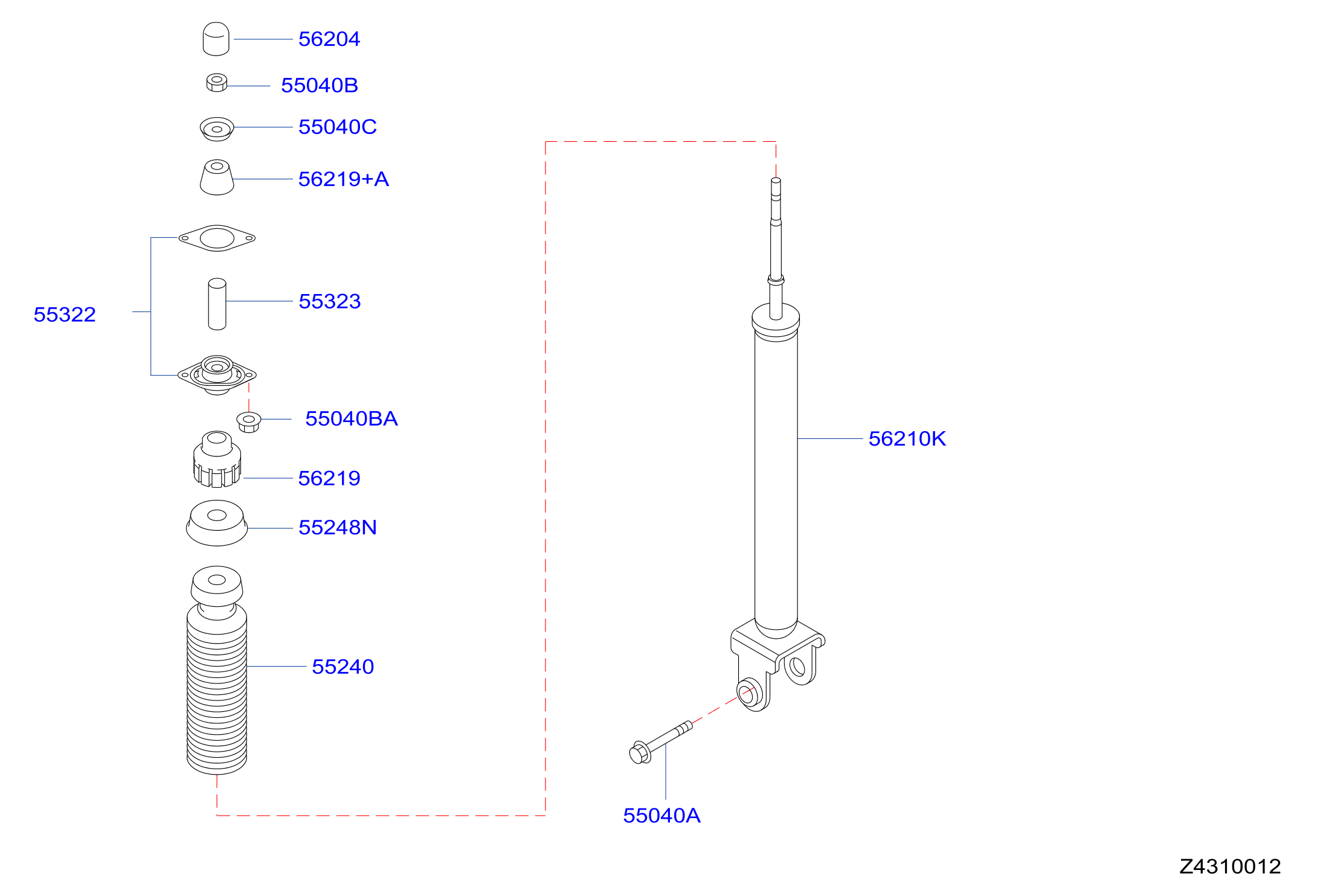 Rear Suspension Absorber