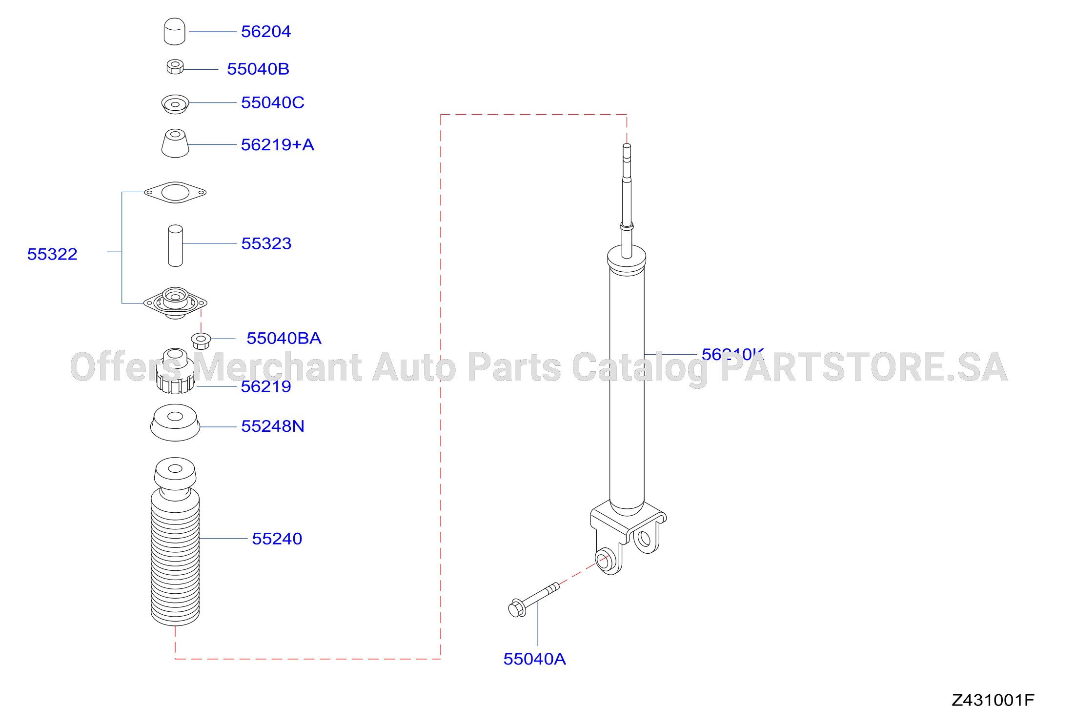 Rear Suspension Absorber