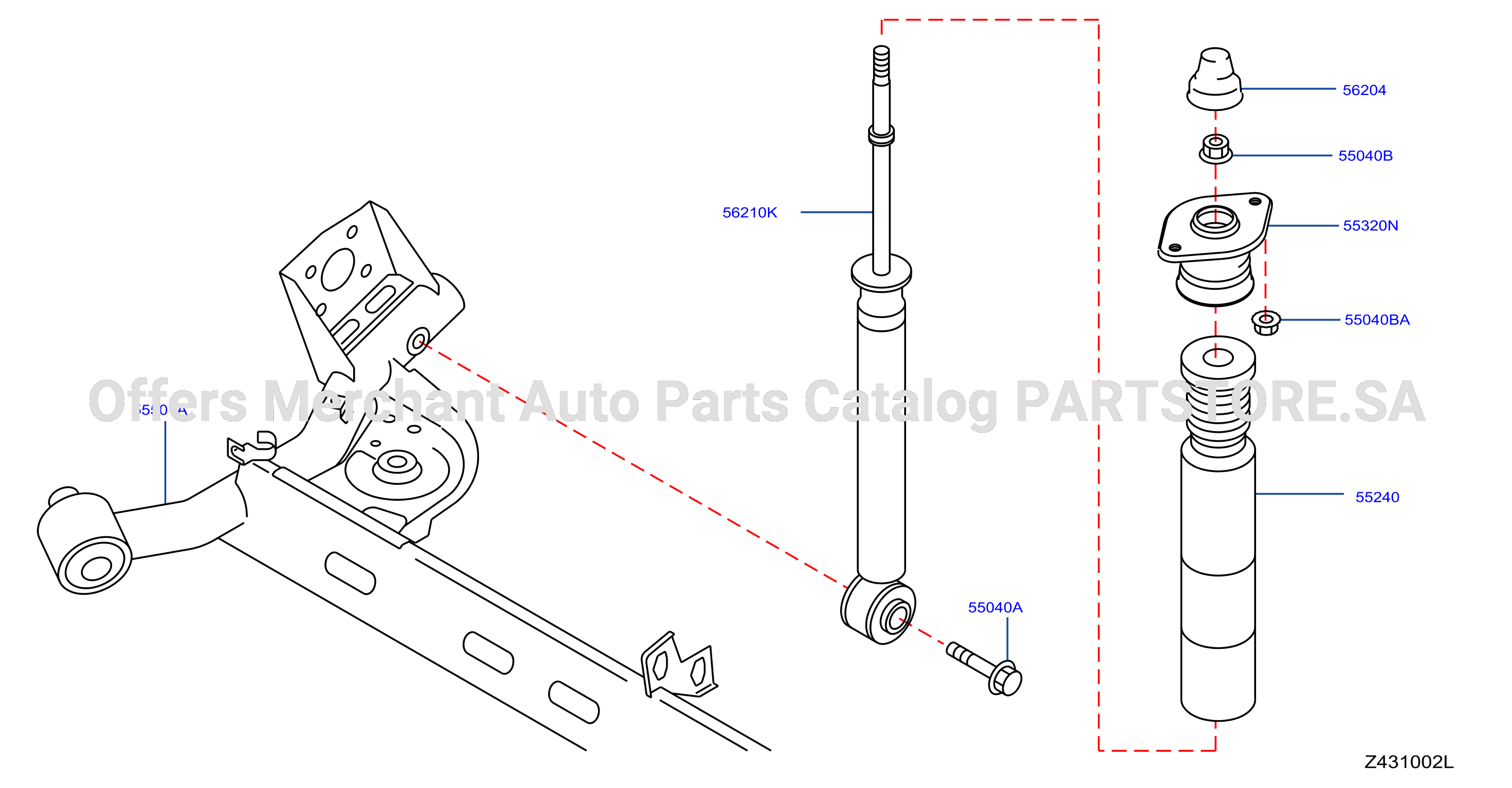 Rear Suspension Absorber