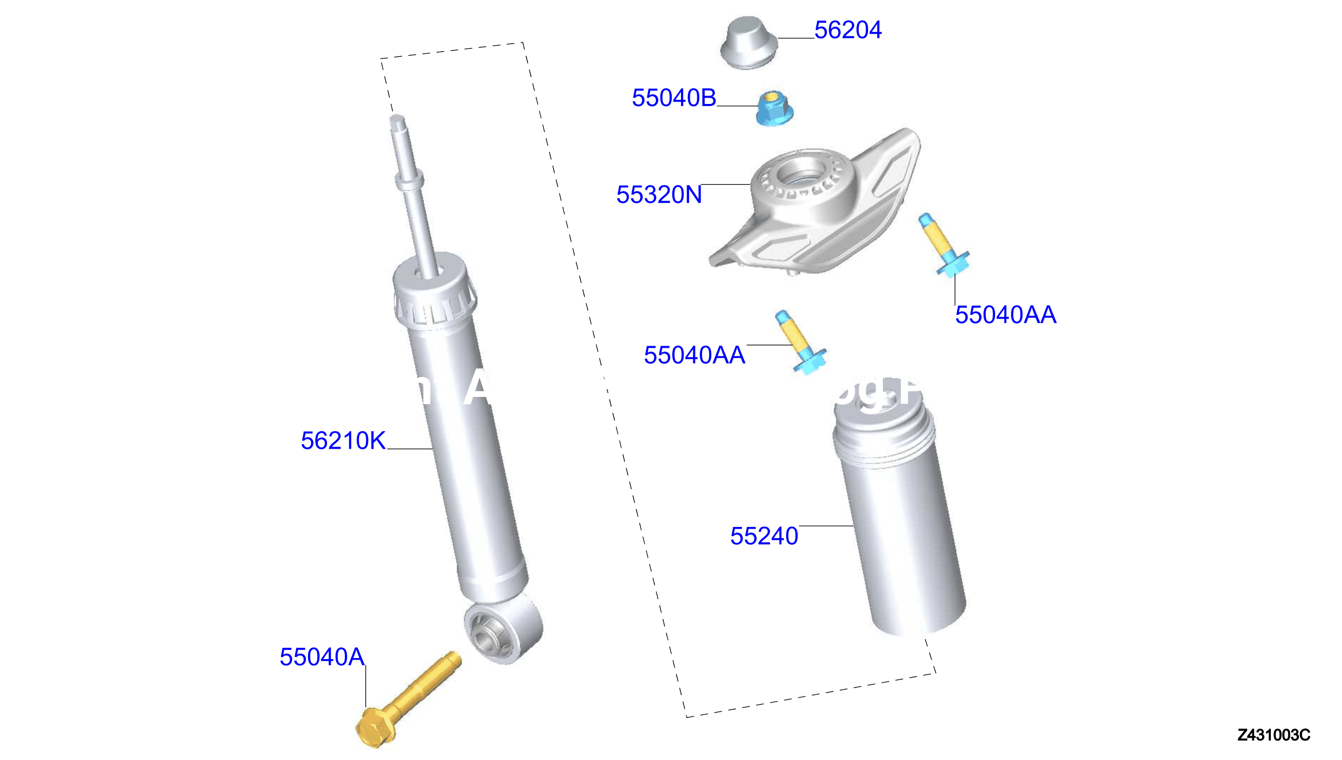 Rear Suspension Absorber 2