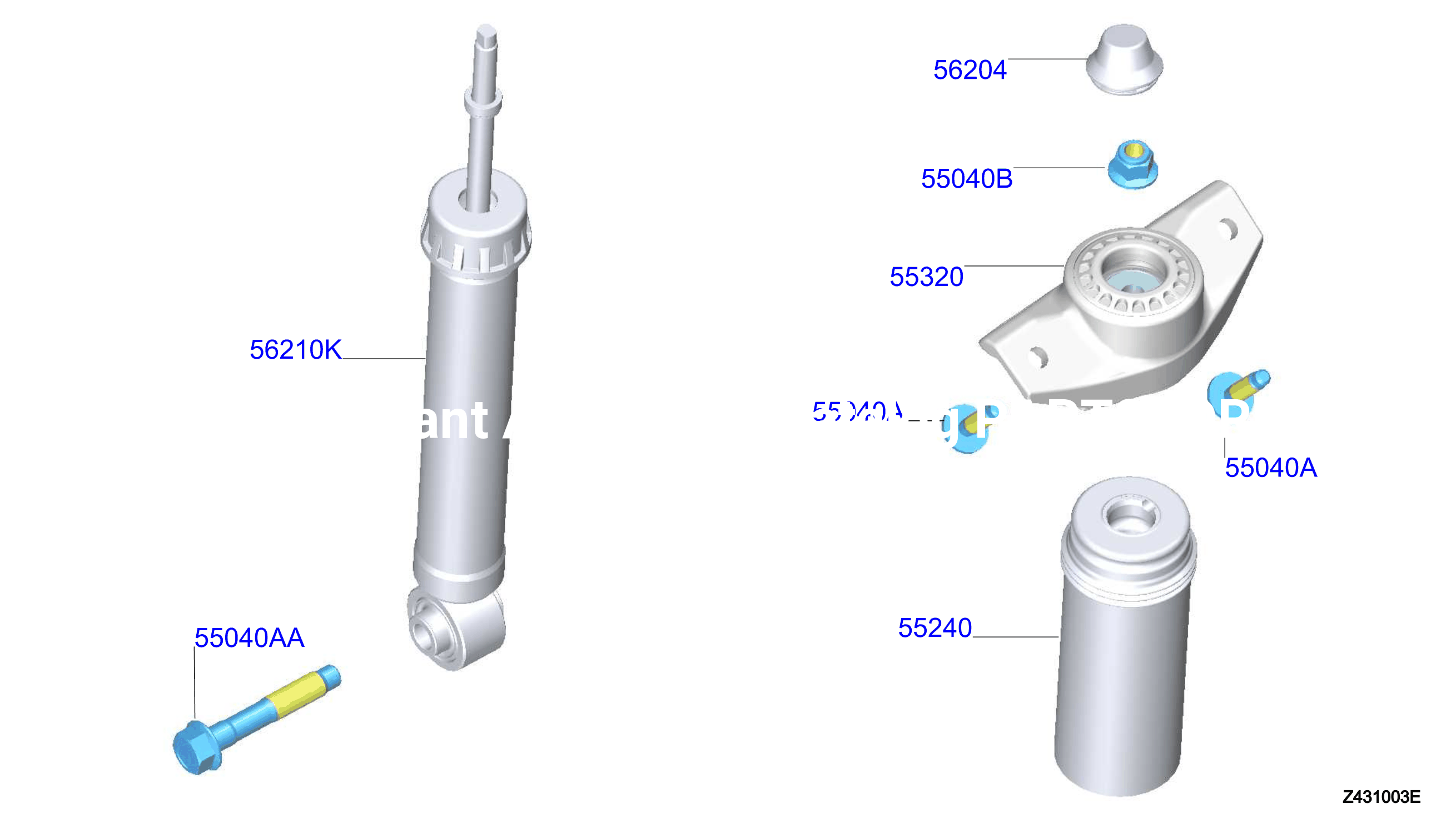 Rear Suspension Absorber 2