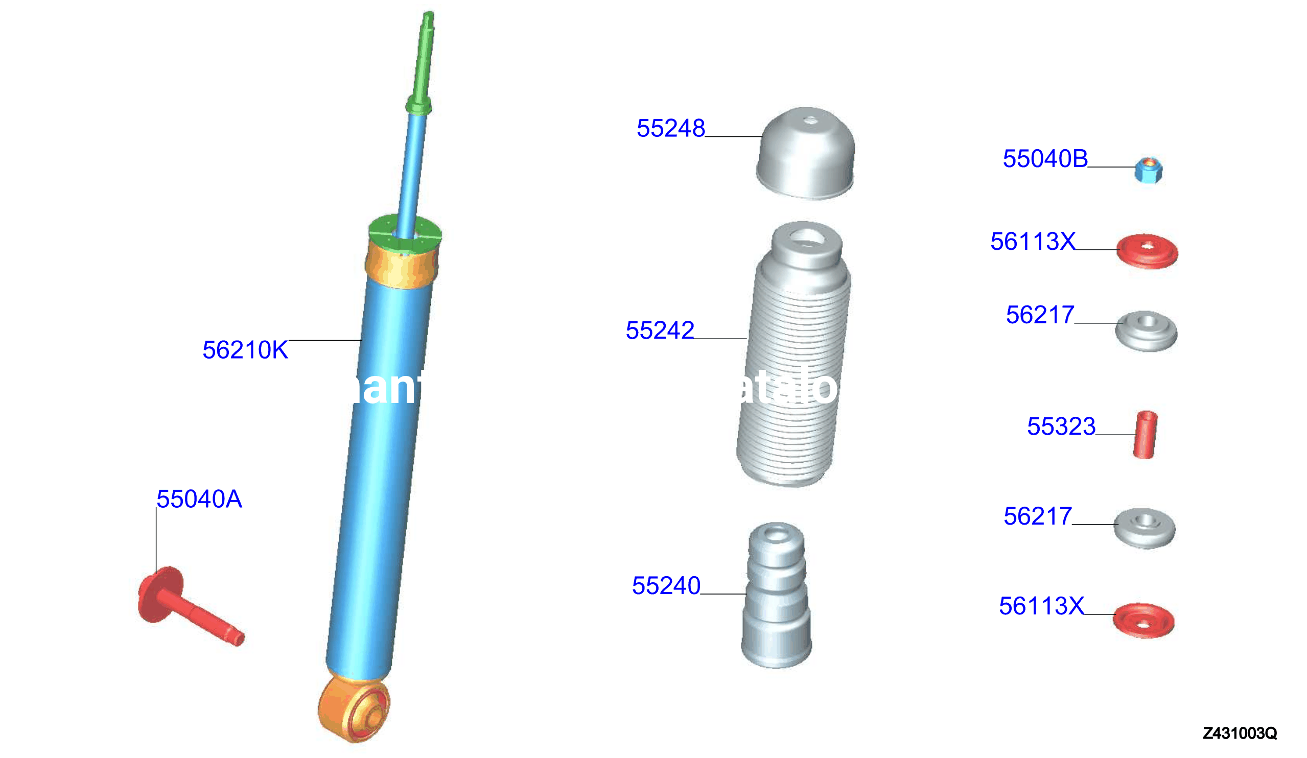 Rear Suspension Absorber