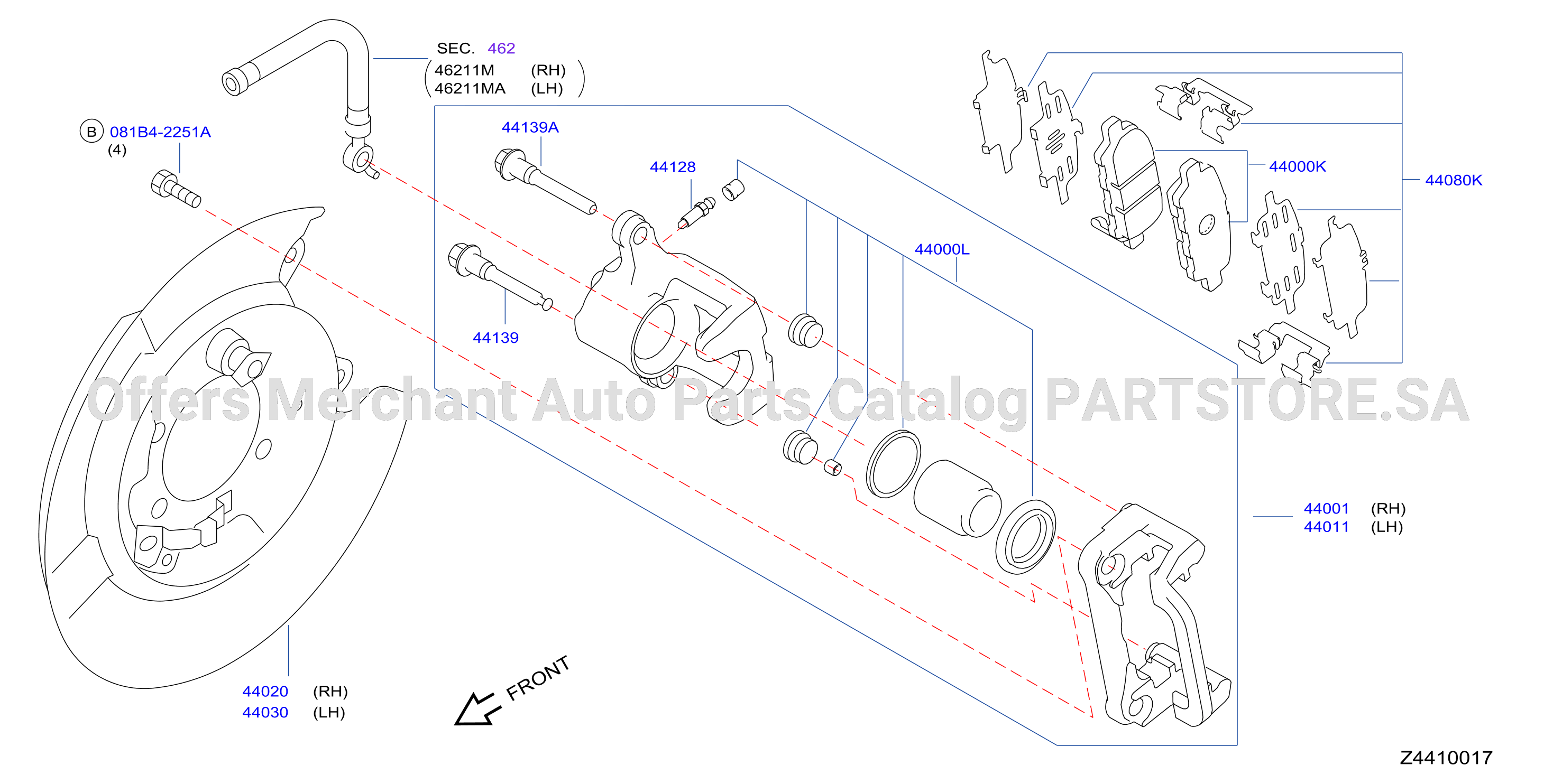 Rear Brake Caliper