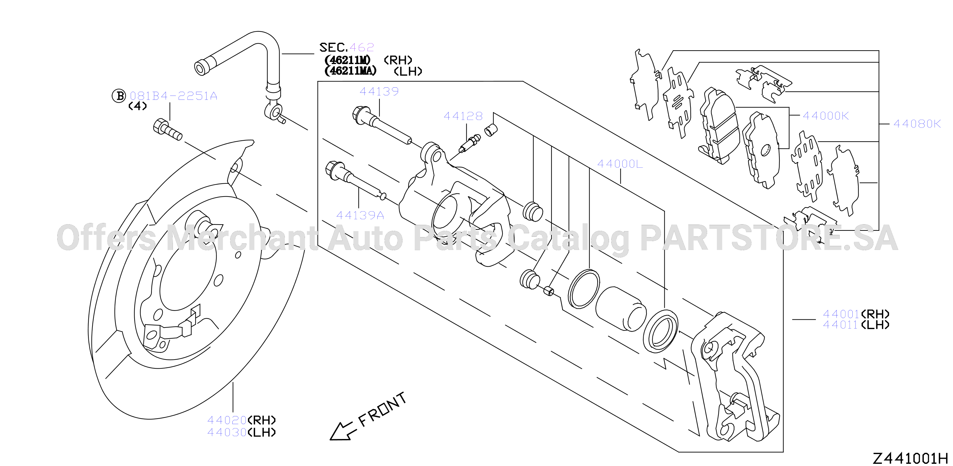 Rear Brake Caliper