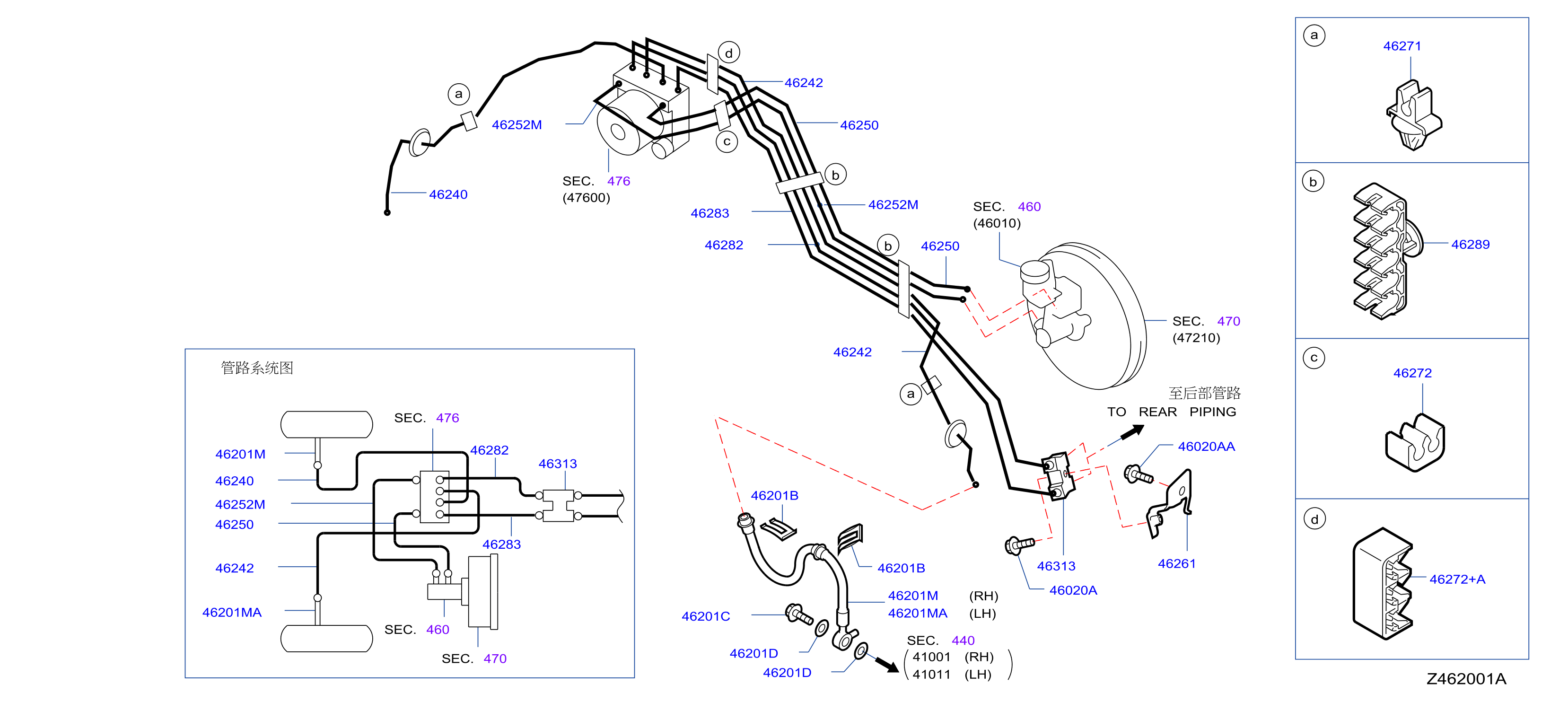 Brake Piping Control Piping