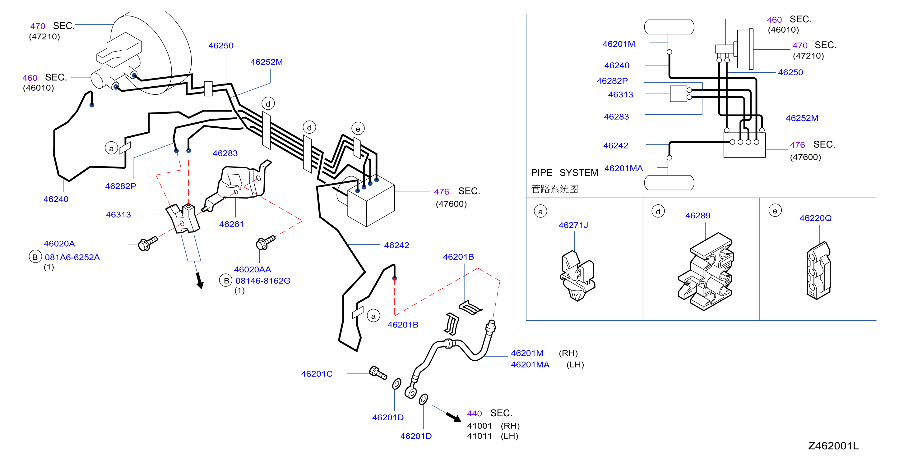 Brake Piping Control Piping