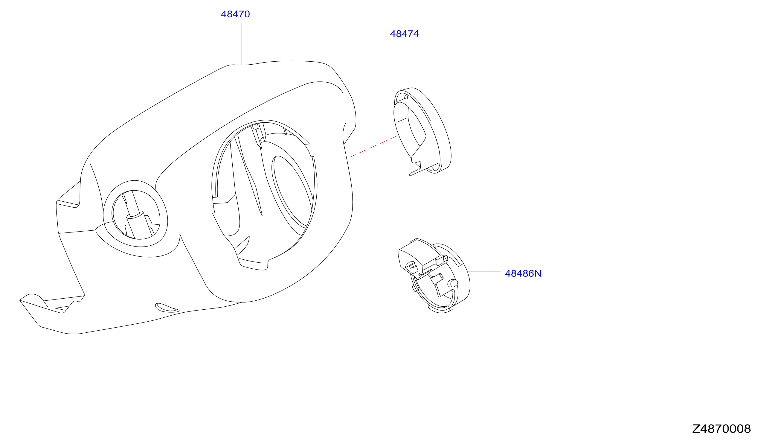 Steering Column Shell Cover