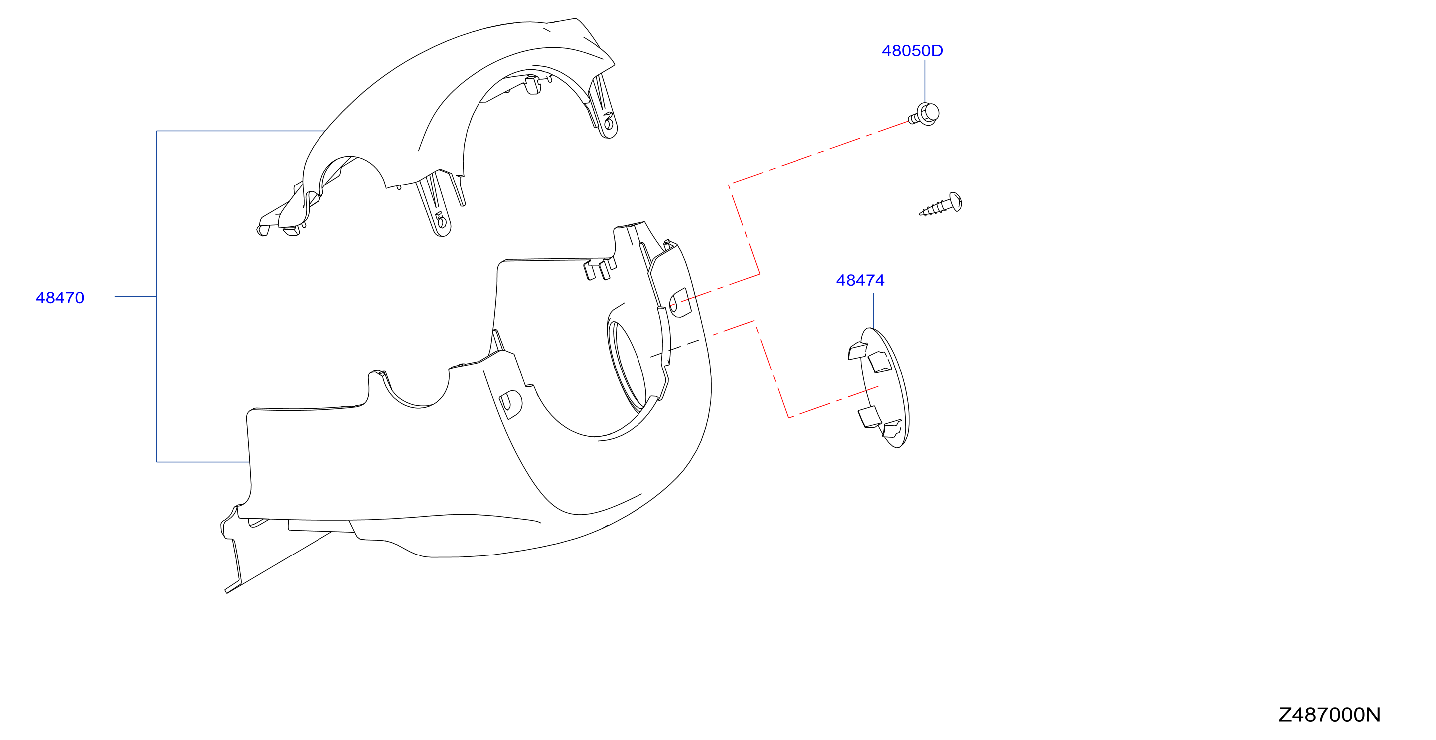 Steering Column Shell Cover
