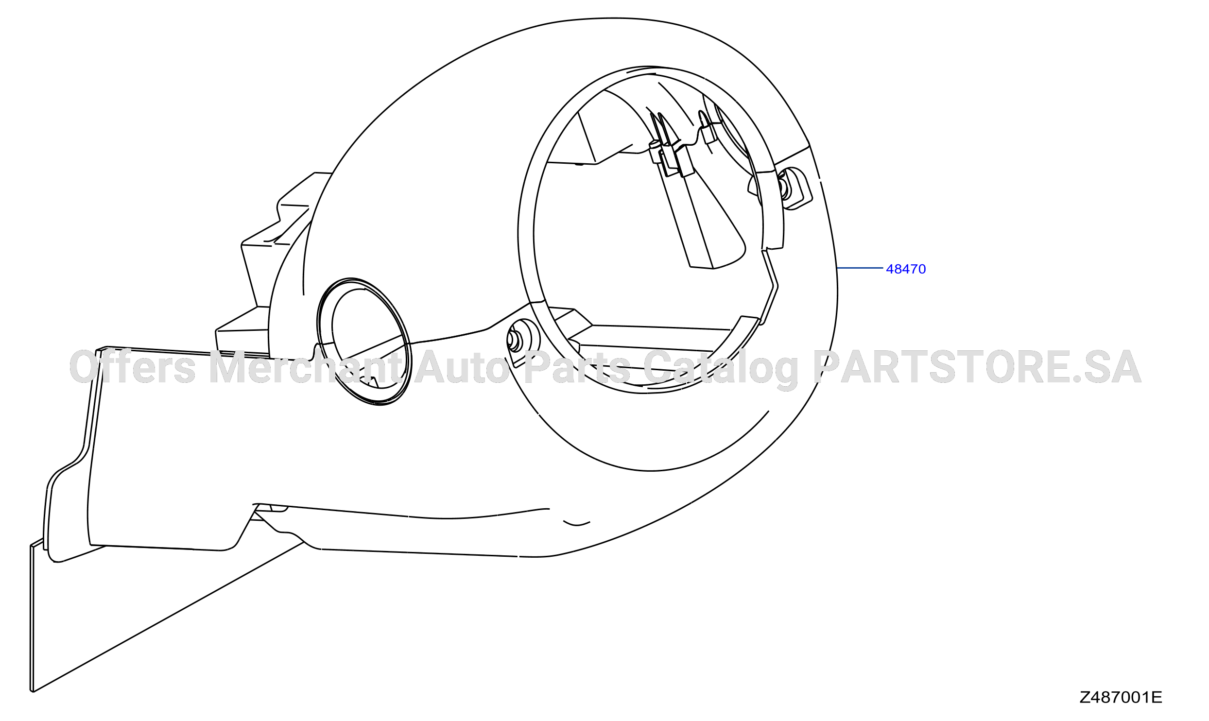 Steering Column Shell Cover