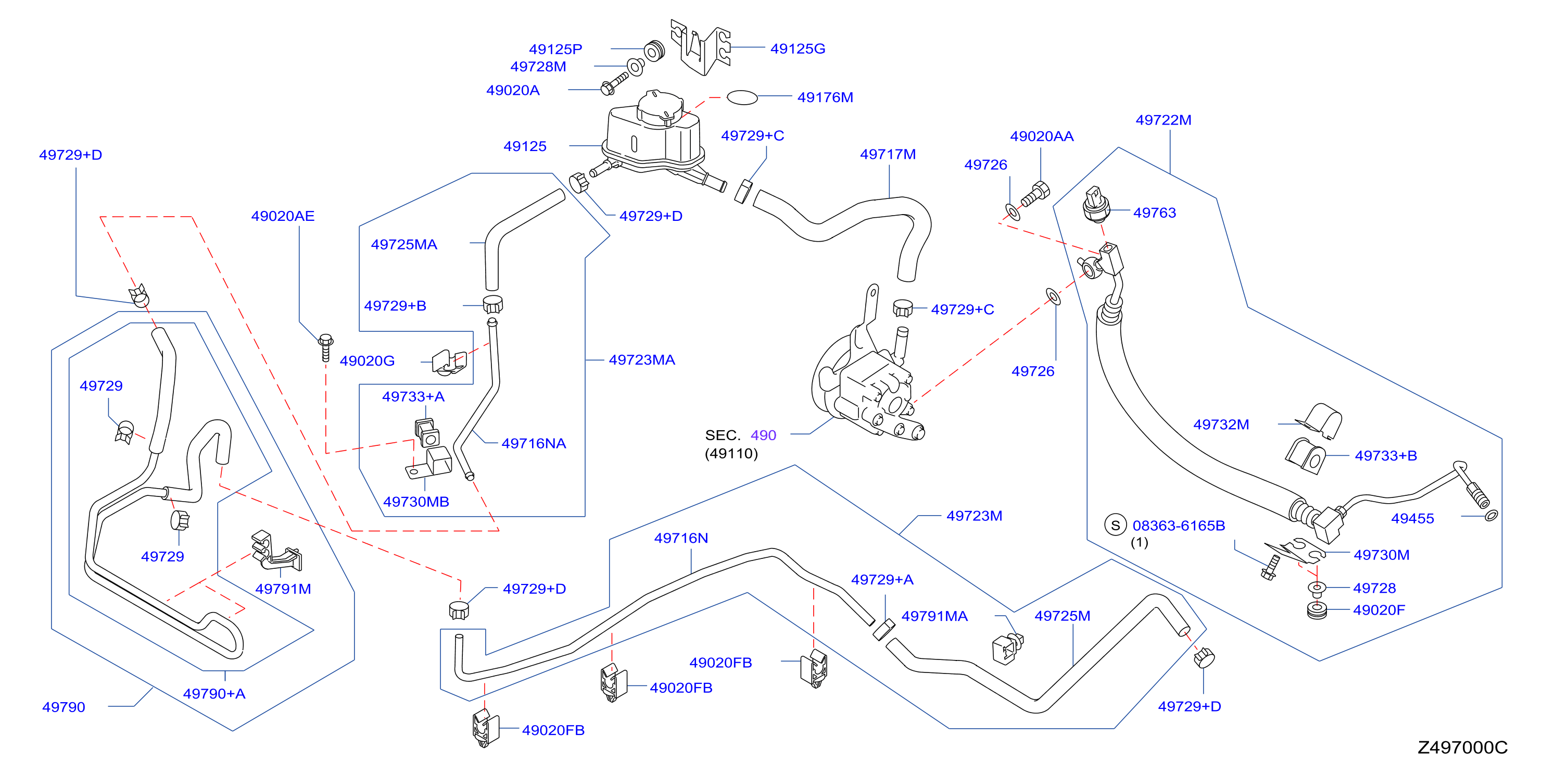 Power Steering Piping